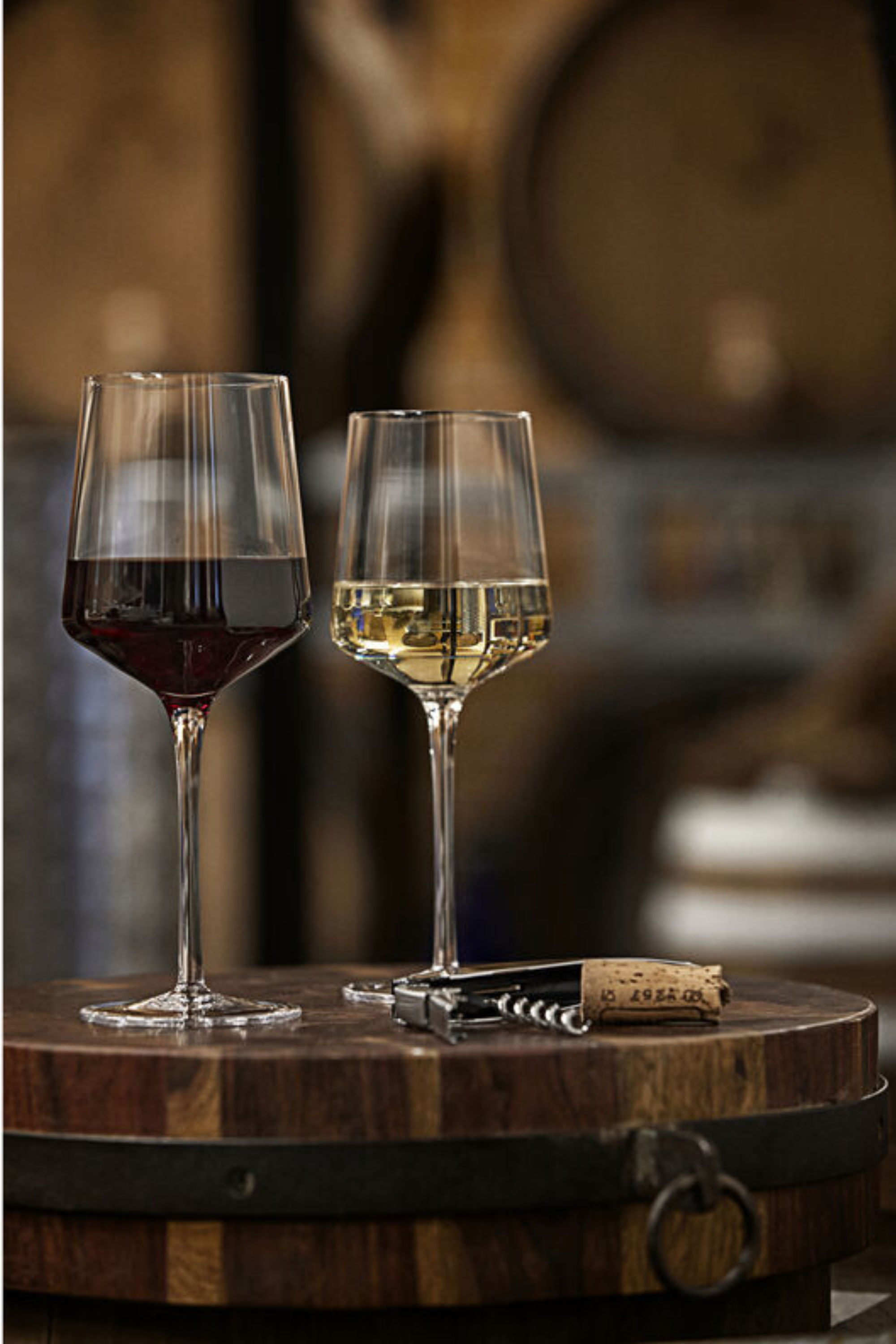 Rocks White wine glass set