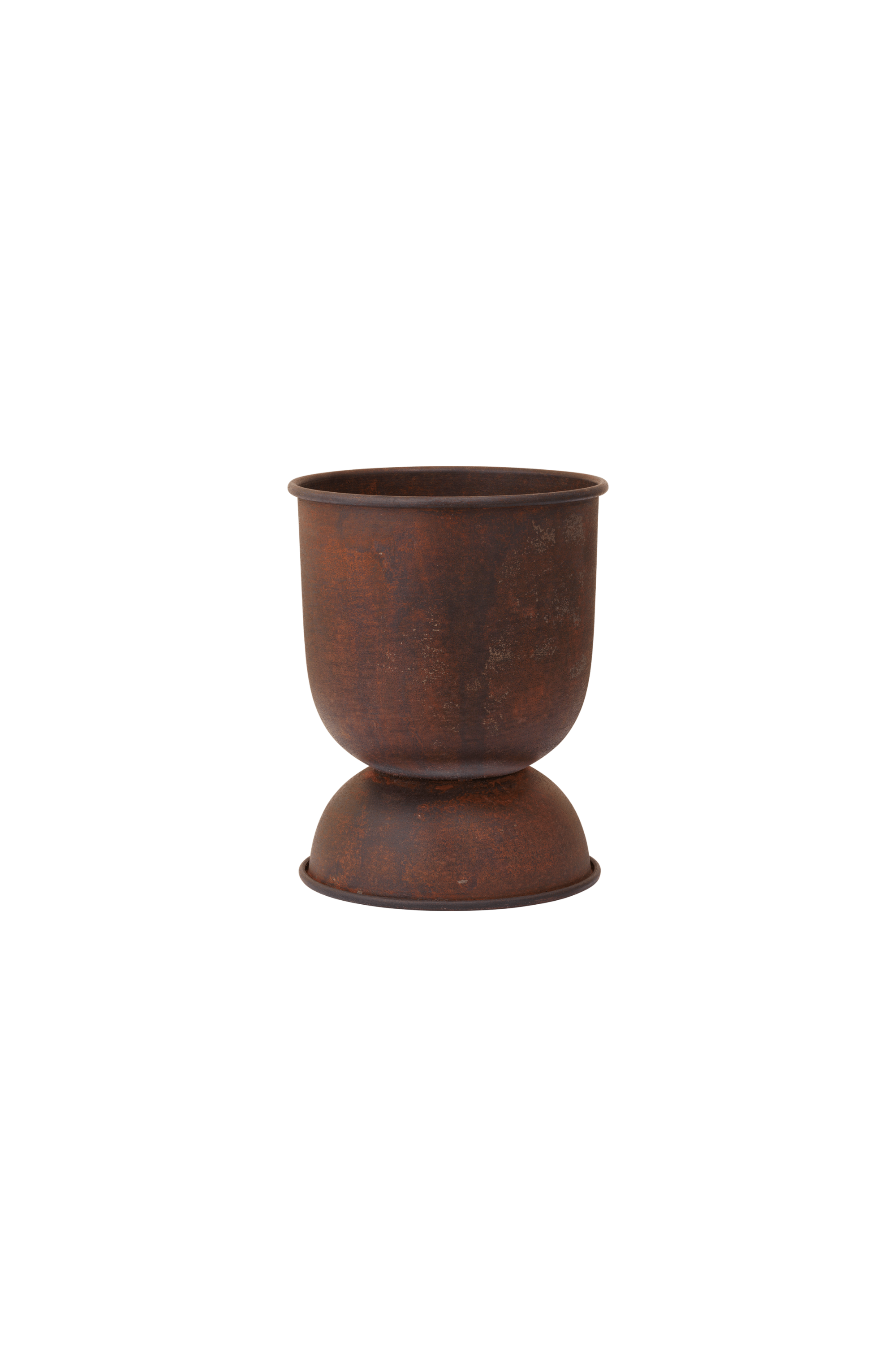 Hourglass kaspó, rust, extra kicsi