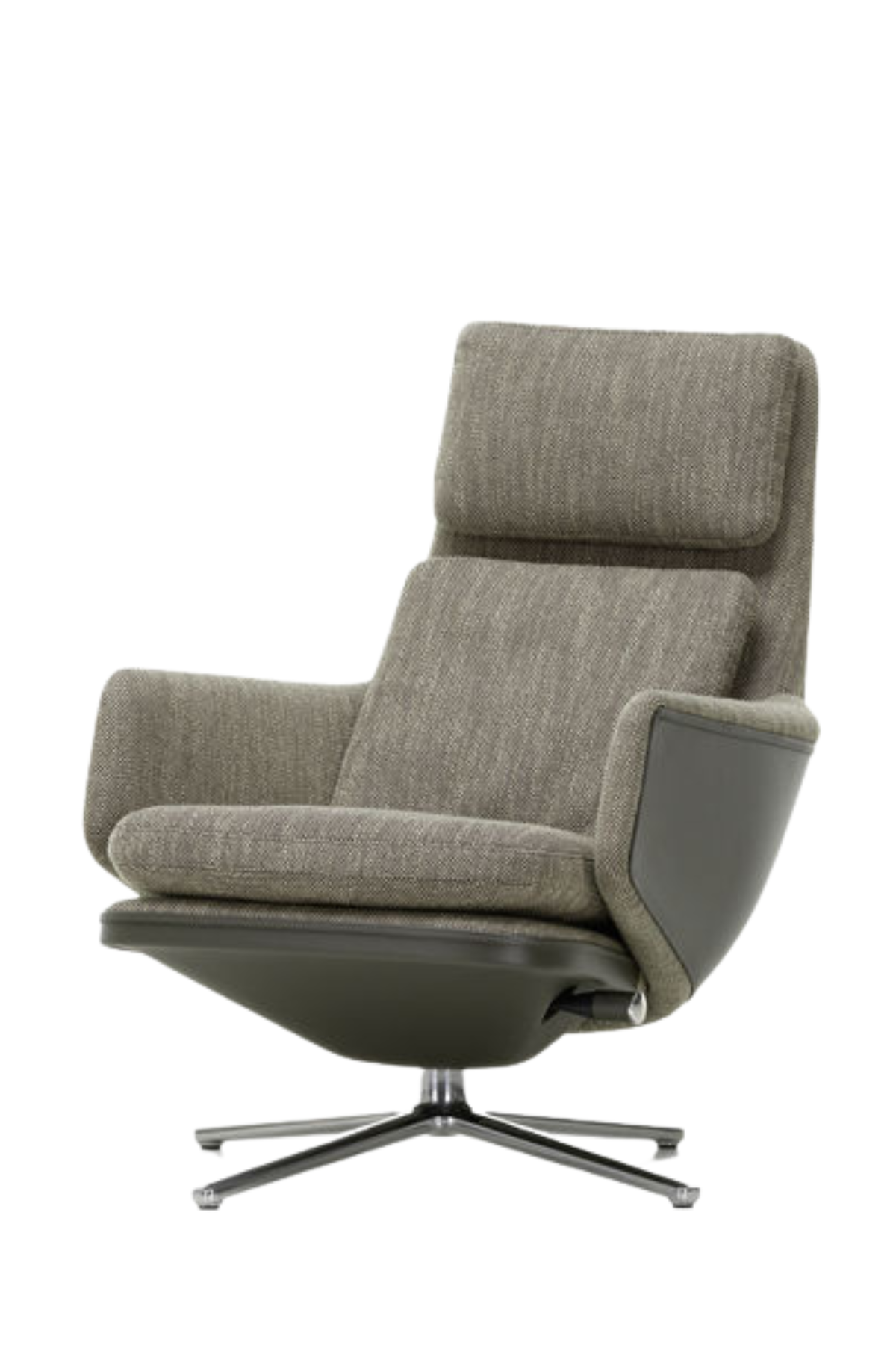 Grand Relax Lounge Szék, Corsaro bőr, Pepper/Melange/Umbra Grey