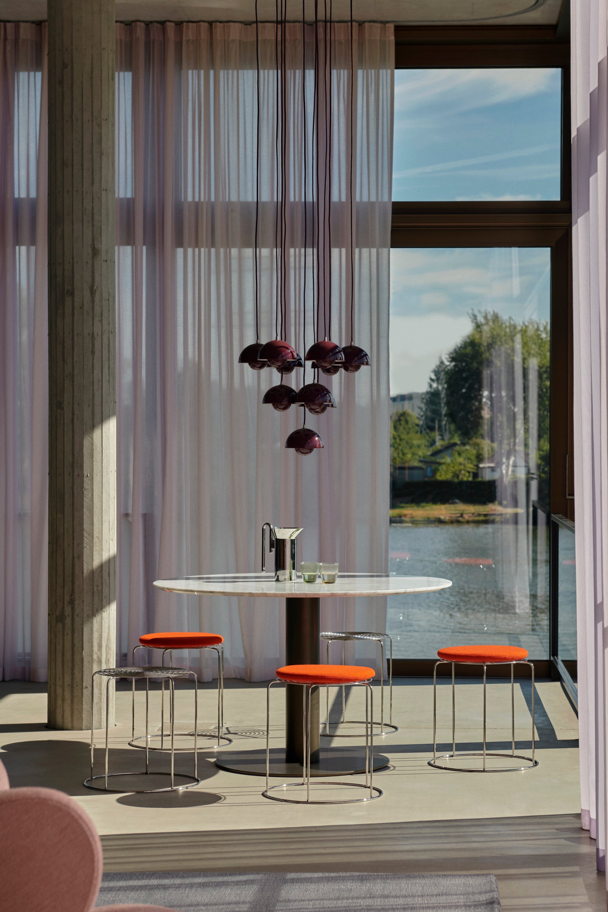 Flowerpot VP10 Pendant Dark Plum