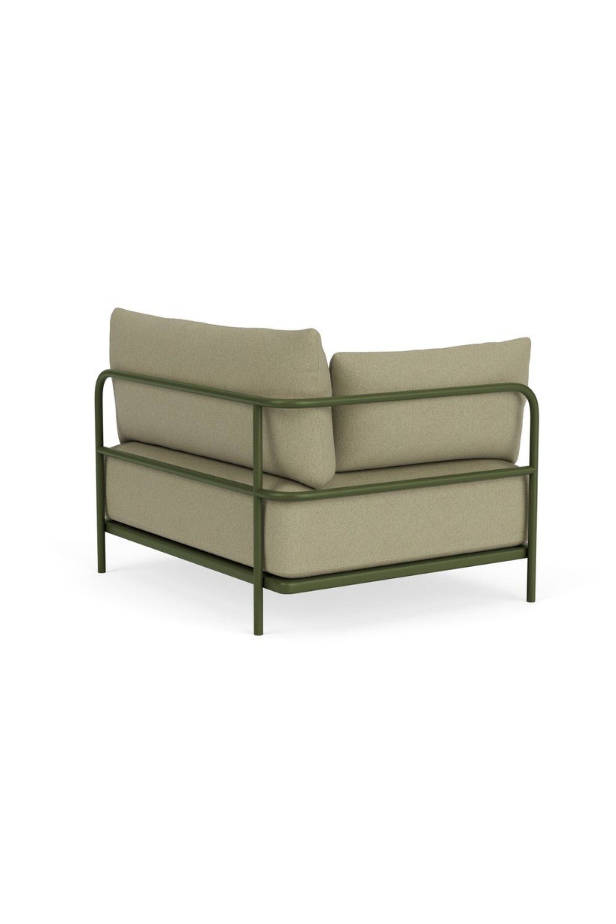 Vincent Outdoor Module 1 s arm left Clary Sage Green