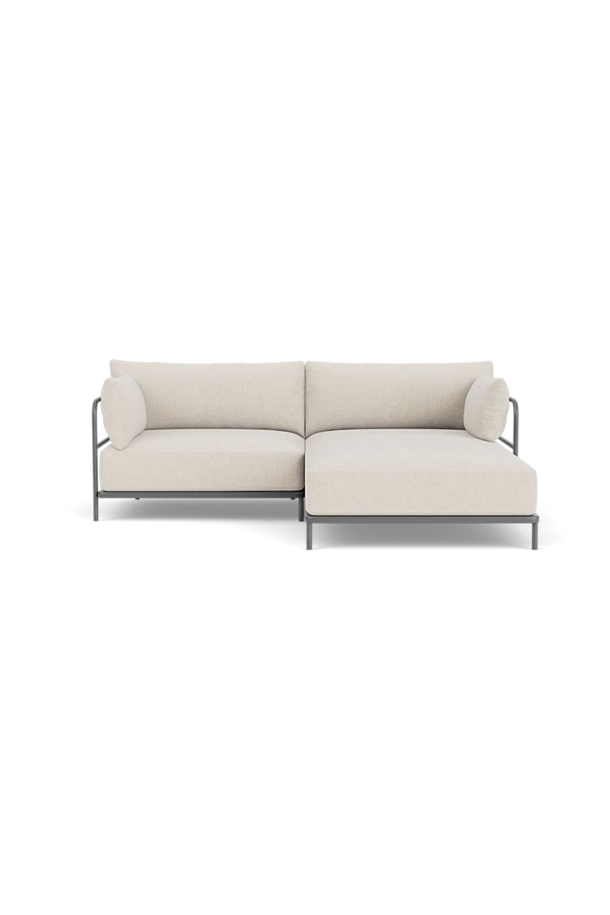 Vincent Outdoor 3-seater chaise right modular sofa Martinique