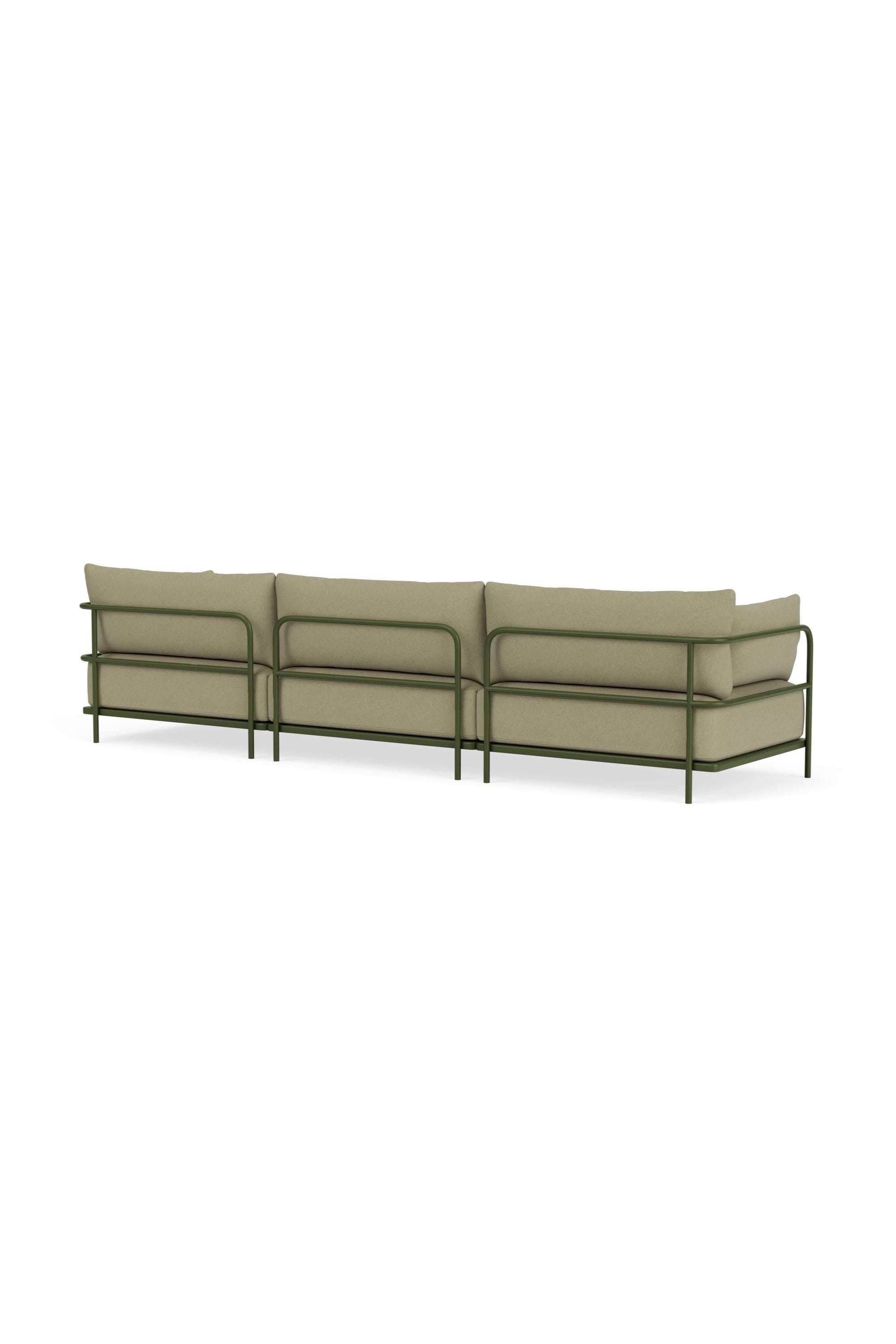 VIncent 3,5 személyes kültéri kanapé Clary Sage Green