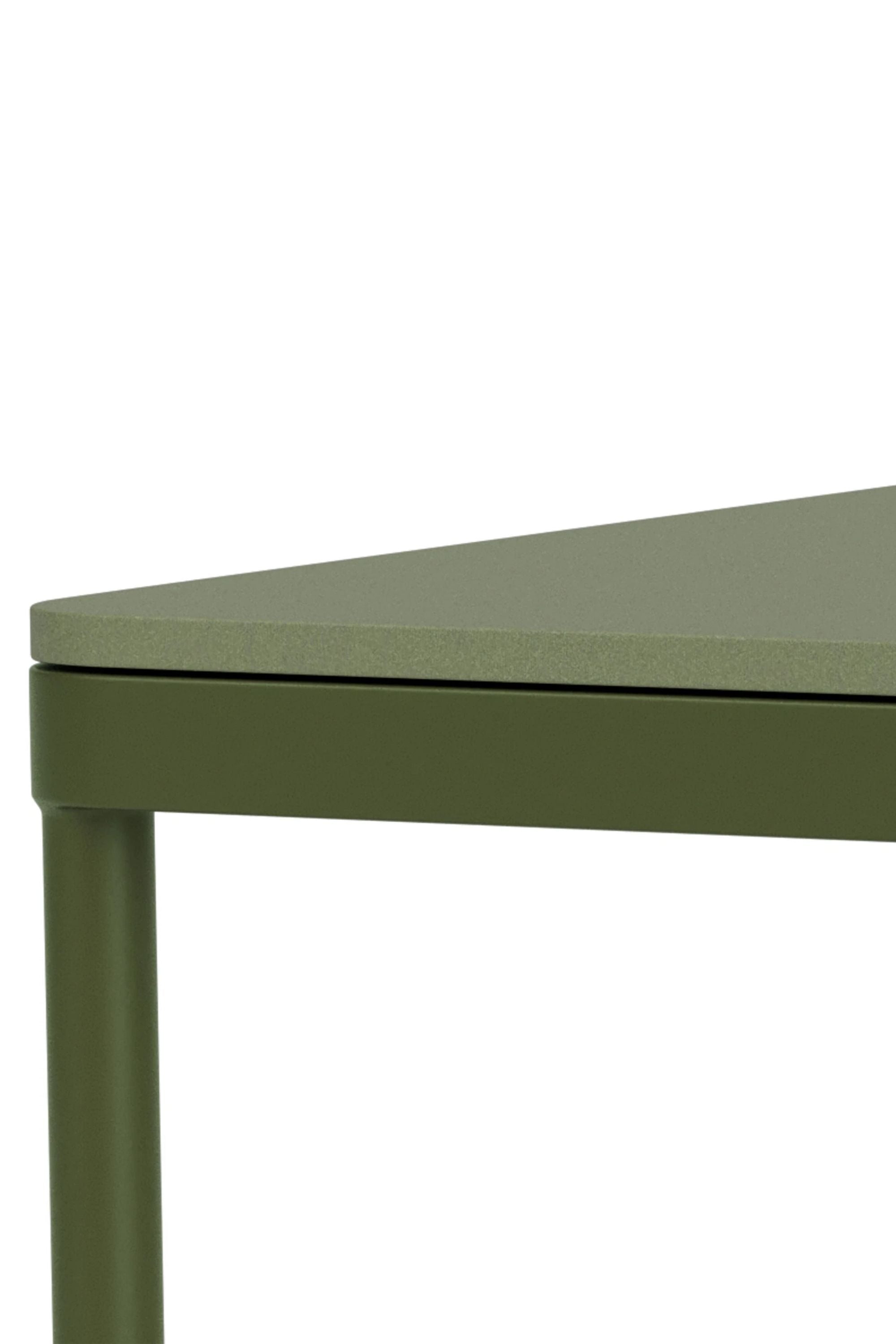 Vincent kültéri dohányzóasztal Olive Green Steel