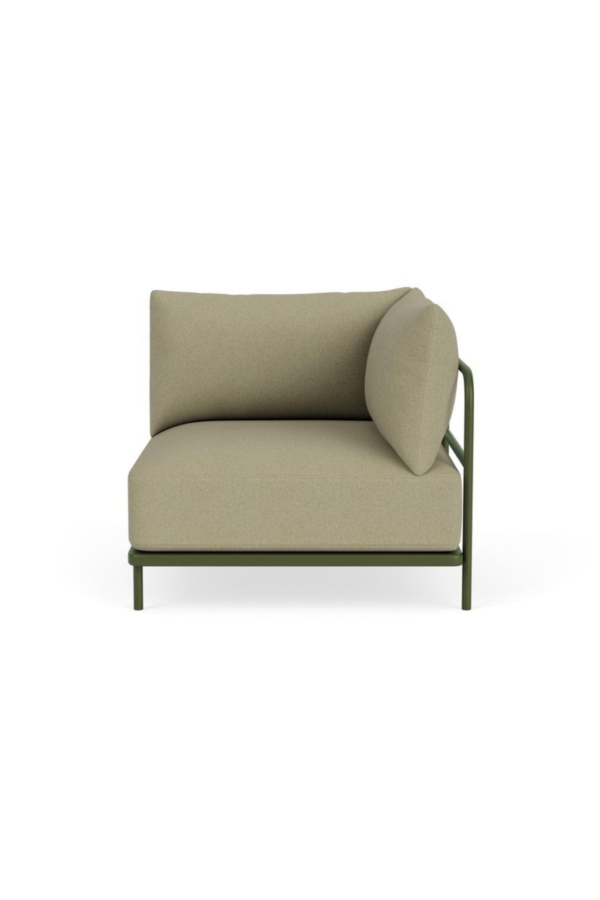 Vincent Outdoor Module corner Clary Sage Green