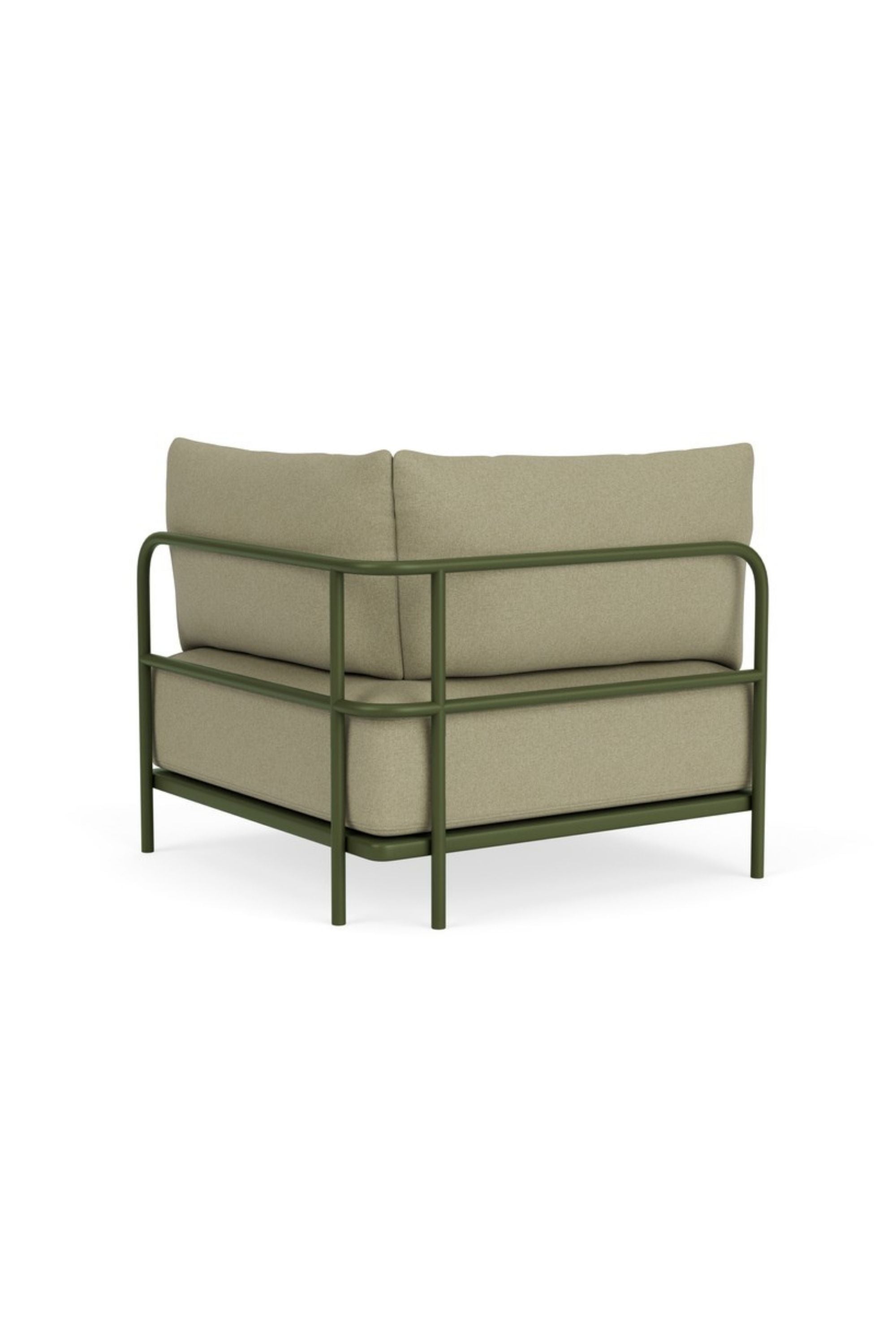 Vincent Outdoor Module corner Clary Sage Green