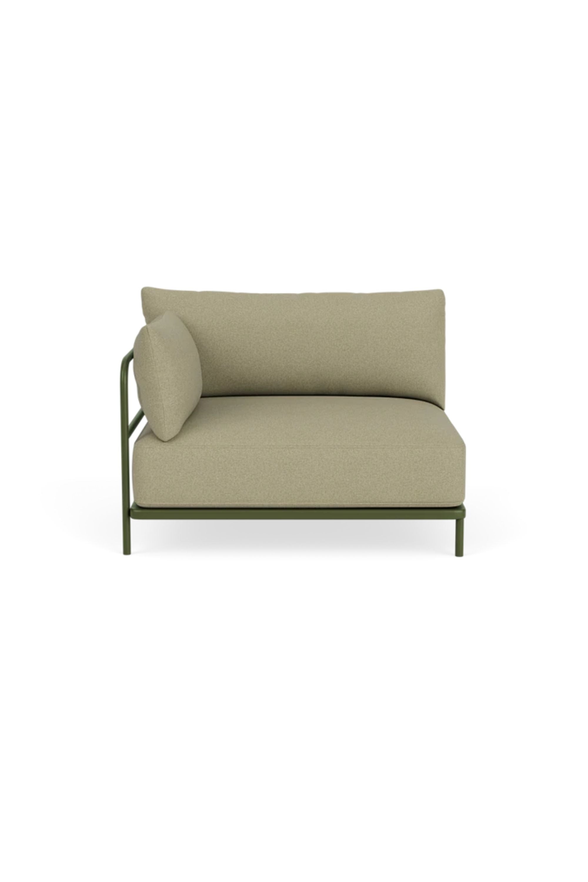 Vincent Outdoor Module 1 s arm left Clary Sage Green
