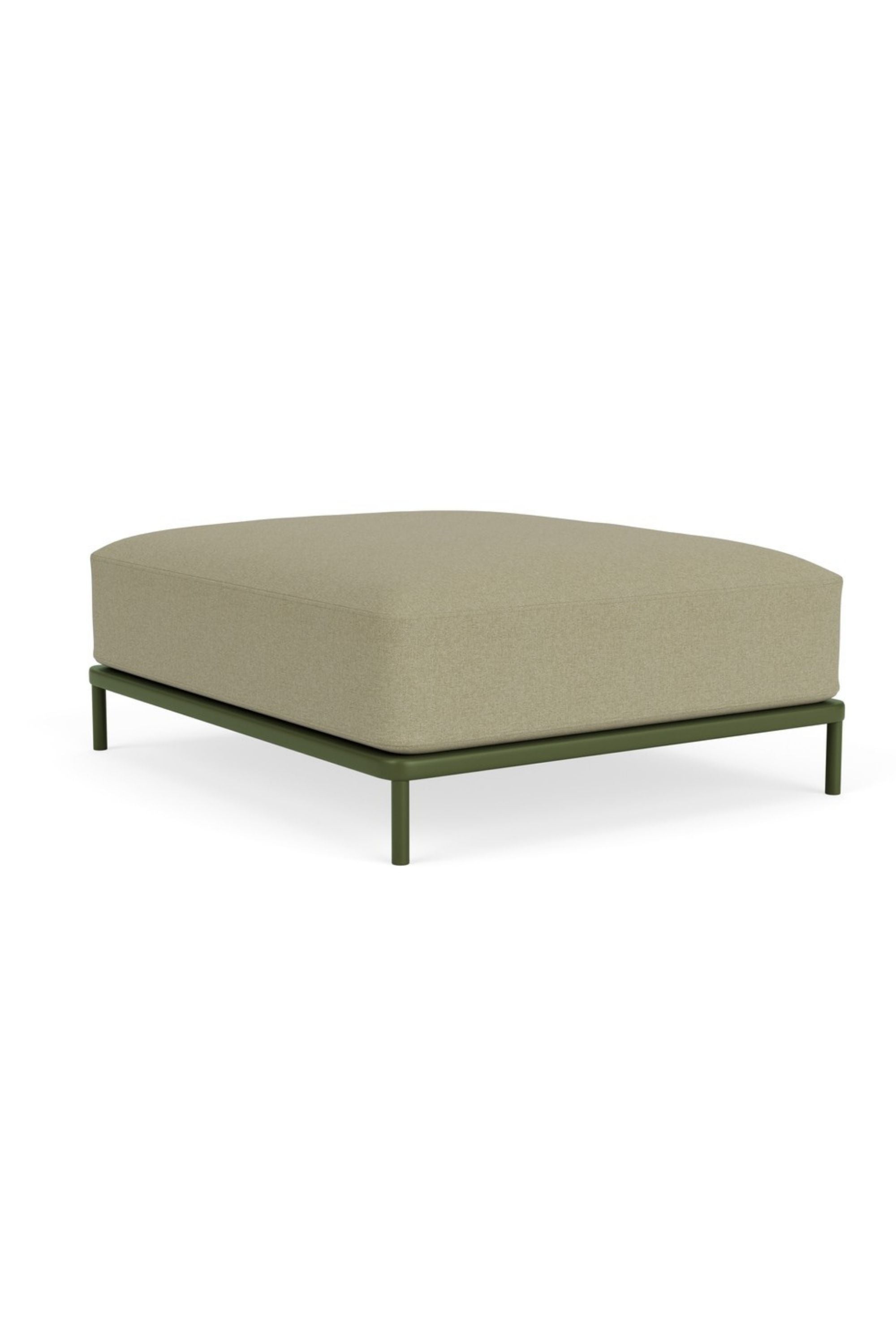Vincent Outdoor Module footrest Clary Sage Green