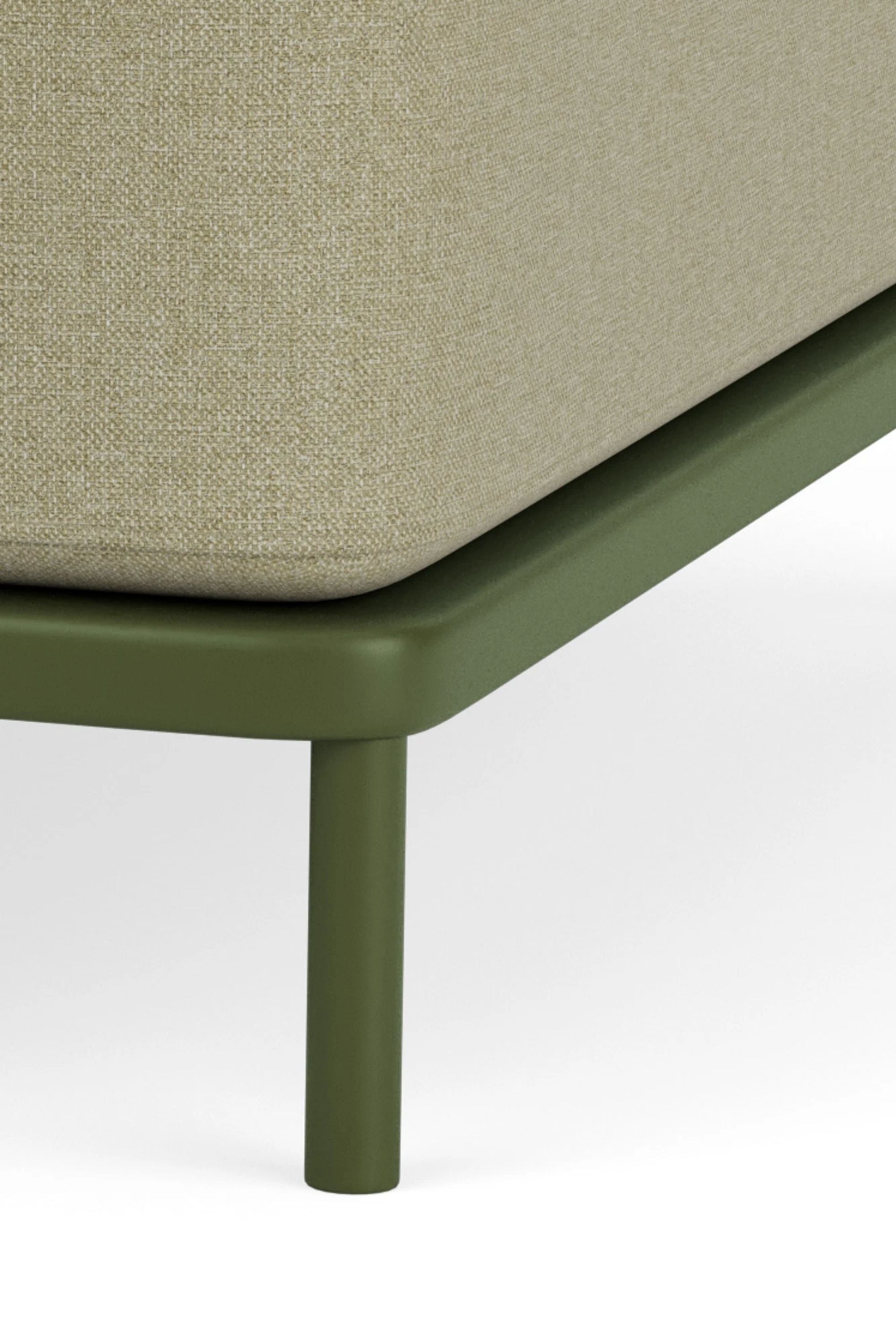 Vincent Outdoor Module footrest Clary Sage Green