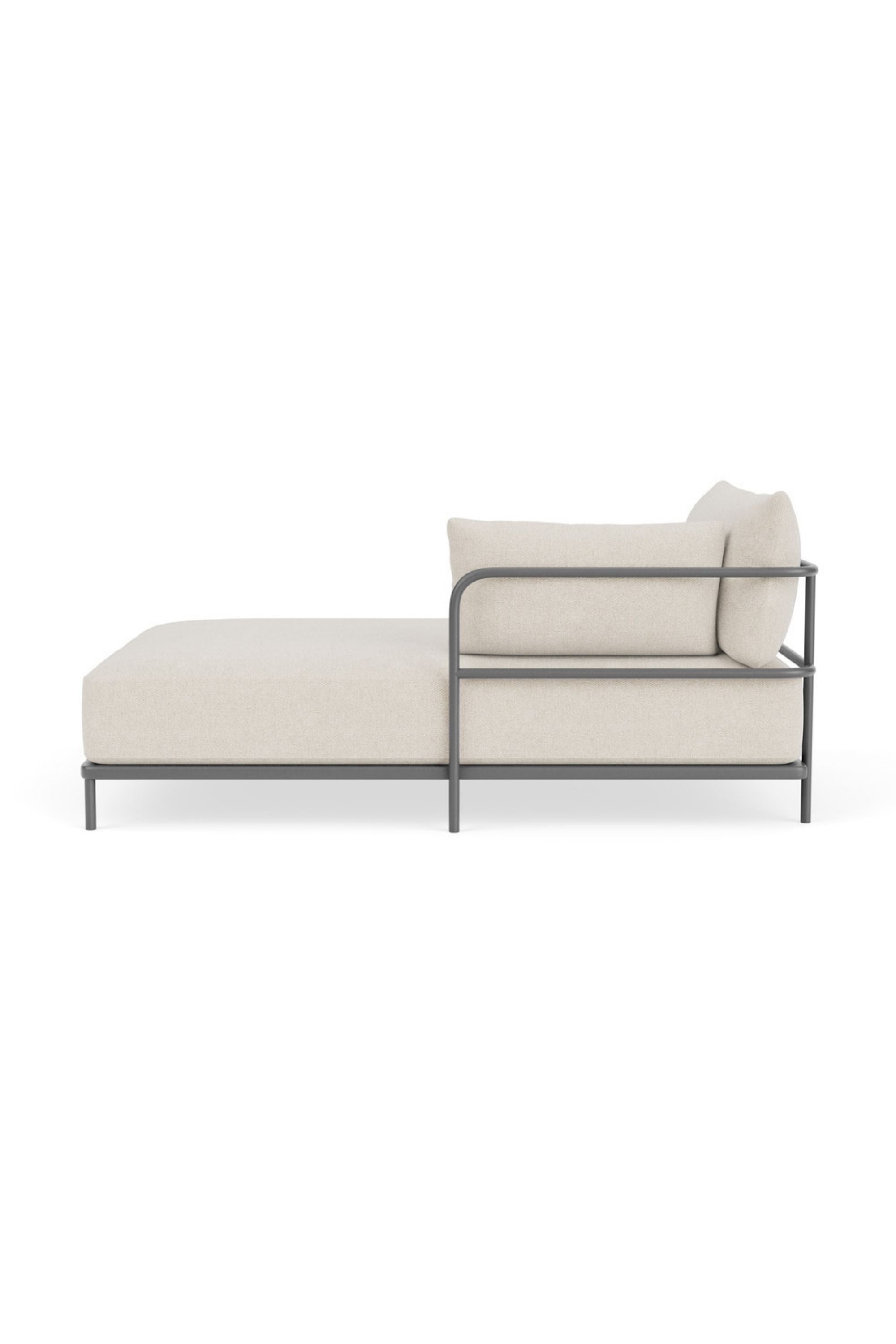 Vincent Outdoor Chaise longue arm right Martinique
