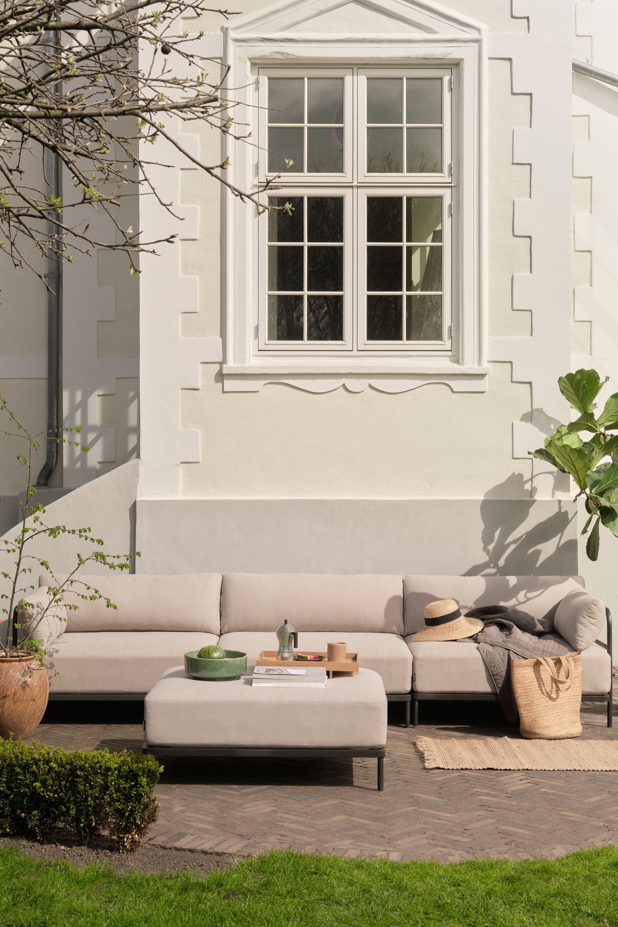 Vincent Outdoor 3,5-seater modular sofa Martinique