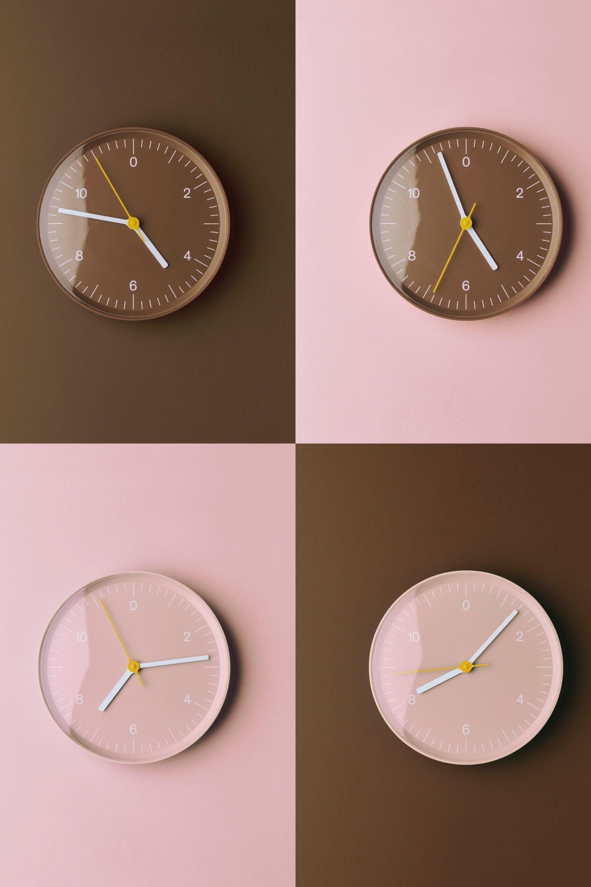Wall Clock Pink