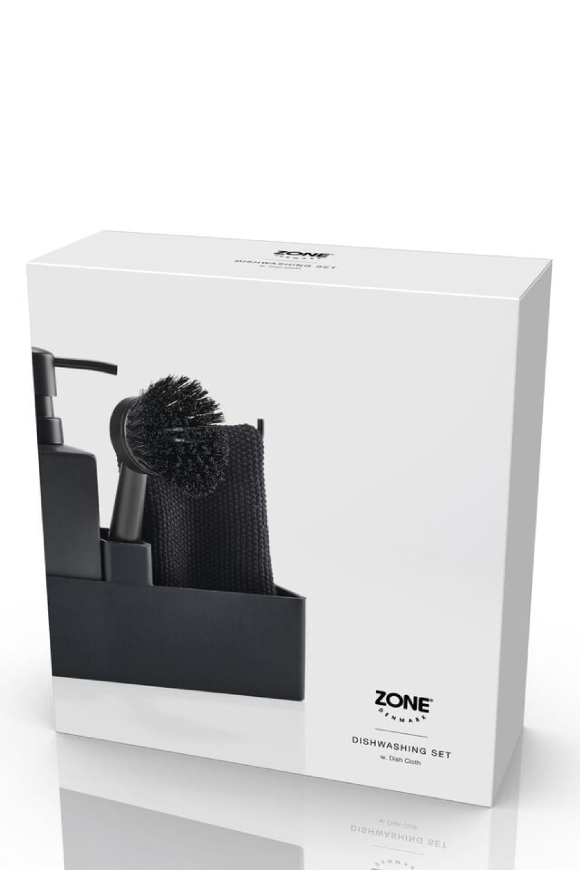 Dishwashing set black