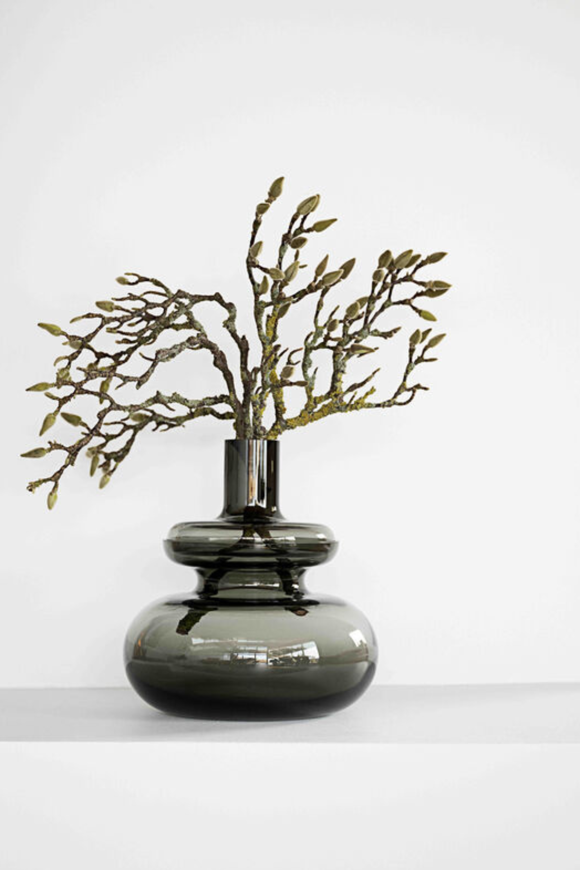 Inu Váza Füstszürke 23x25 cm