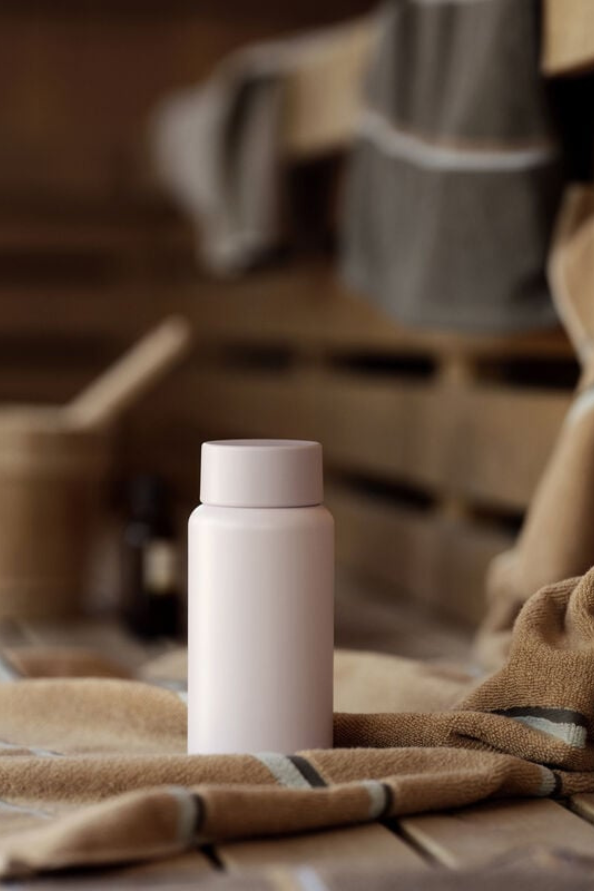 Singles Thermo mug with two lids lupine