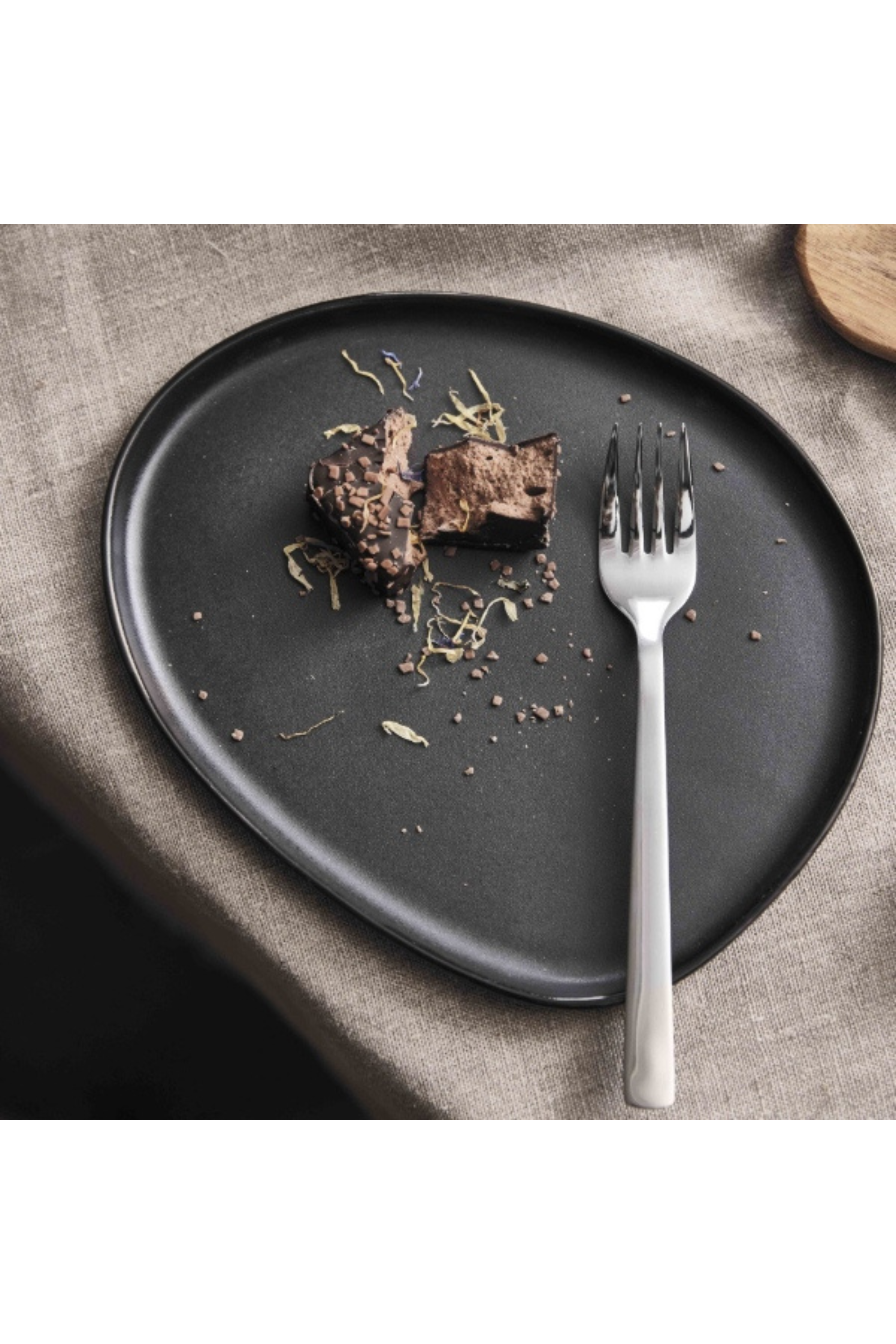 RAW Organic Titanium Black - lunch plate