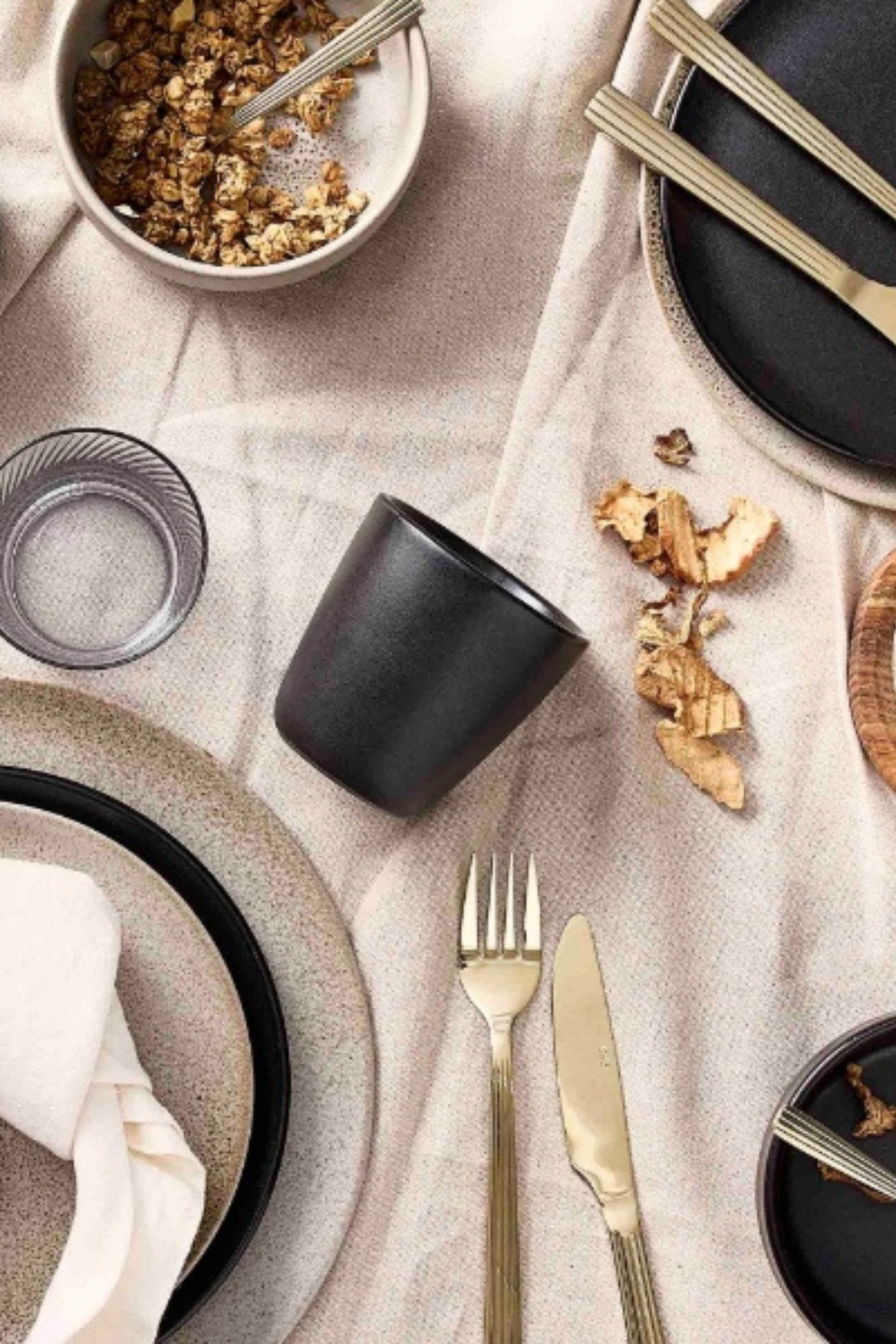 RAW Titanium Black - mug without handle