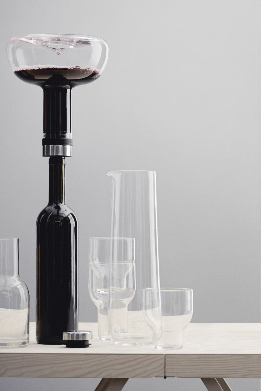 Wine Breather Carafe Steel | Audo Copenhagen | Home of Solinfo