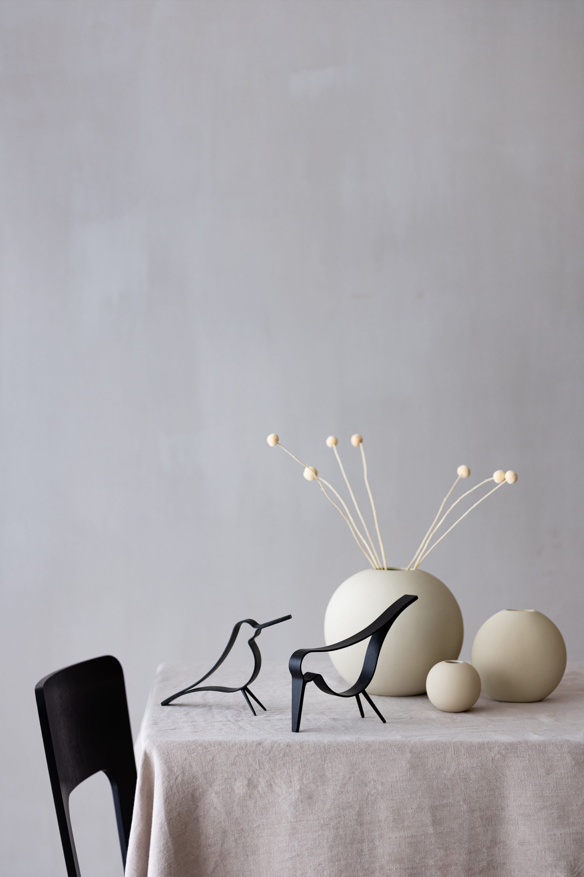 Ball vase sand 10 cm