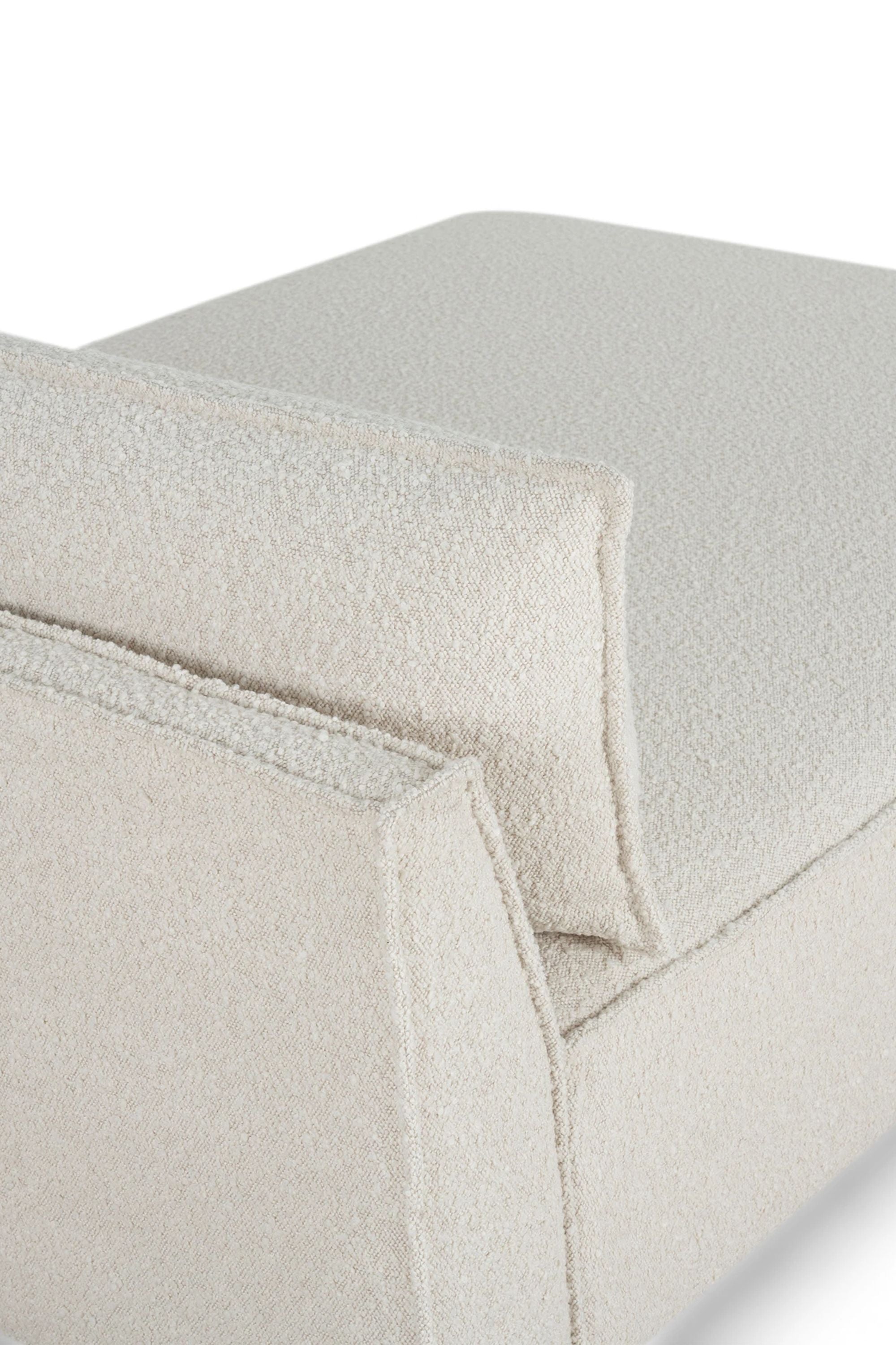 Daphne Maya Cream moduláris kanapé jobb fekvőfotel elem