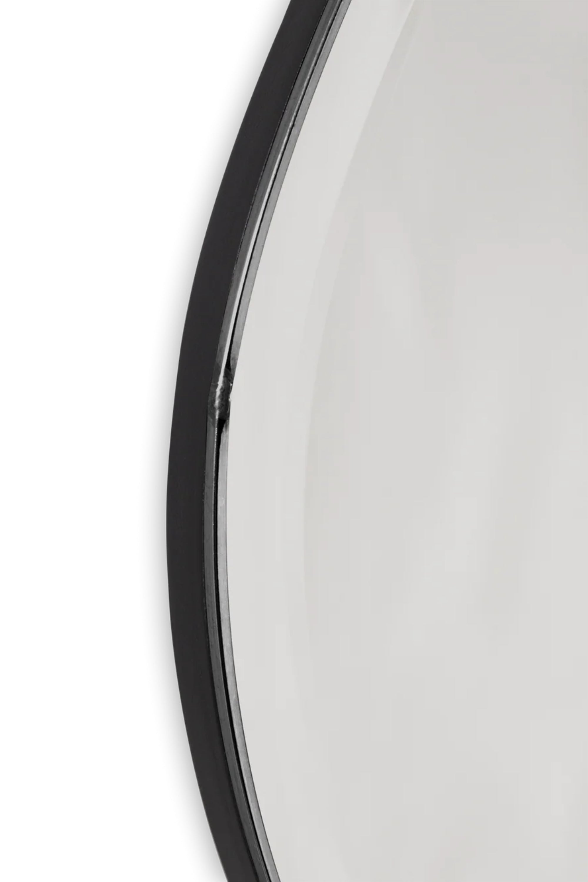 Pond Mirror Large dark chrome