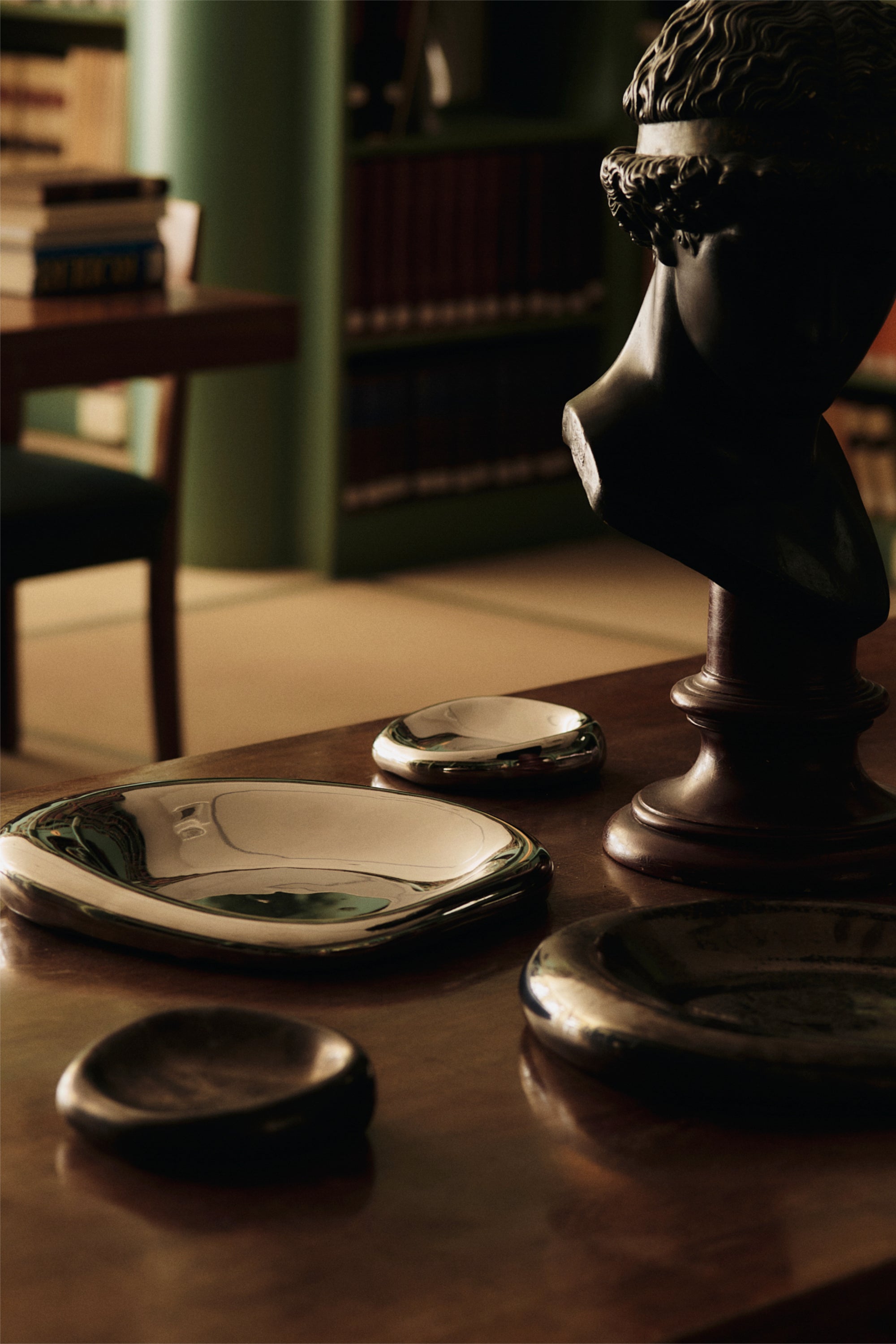 Bellure ezüst asztaldísz ø35