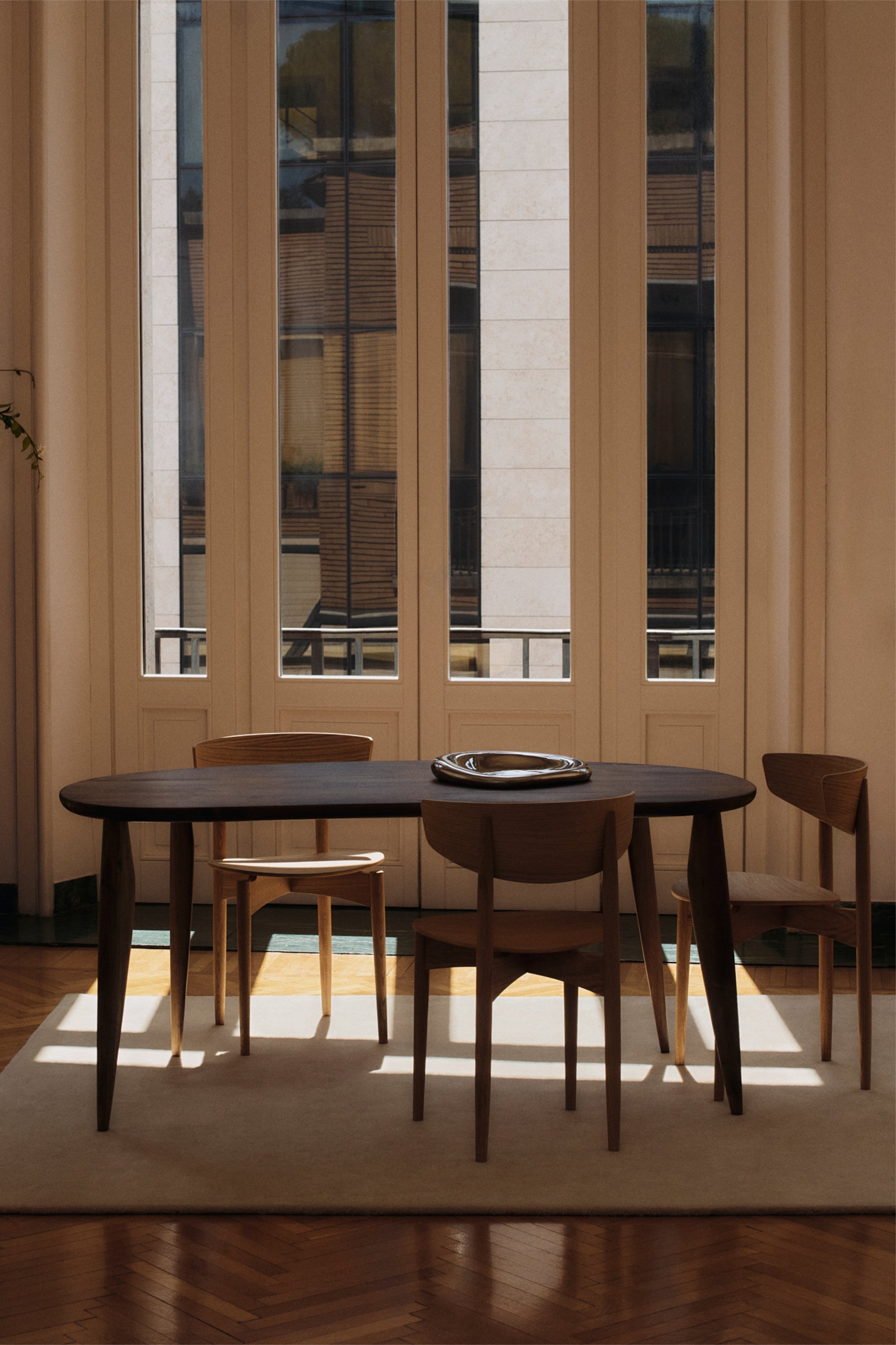 Bellure ezüst asztaldísz ø35