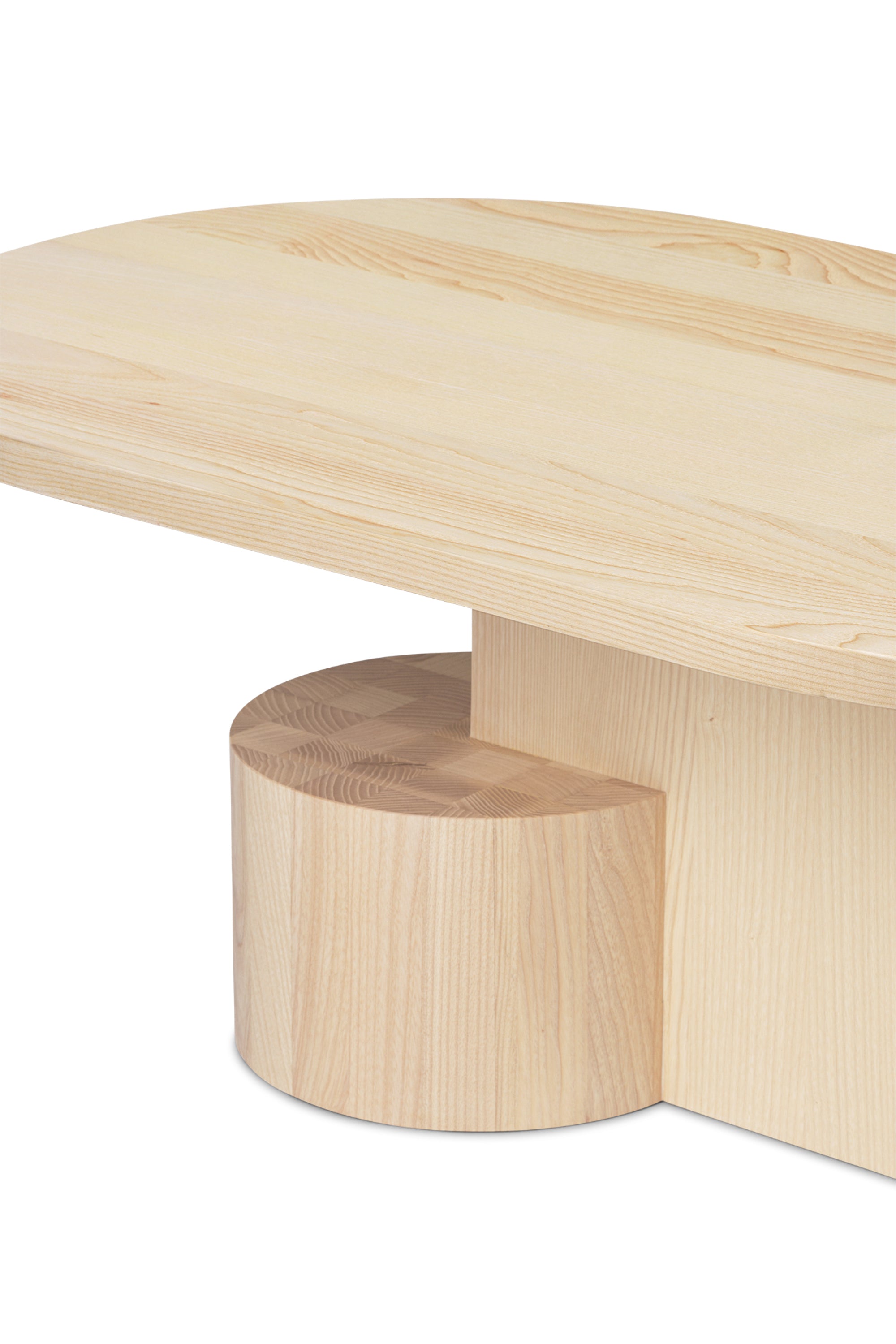 Insert natúr kőrisfa dohányzóasztal