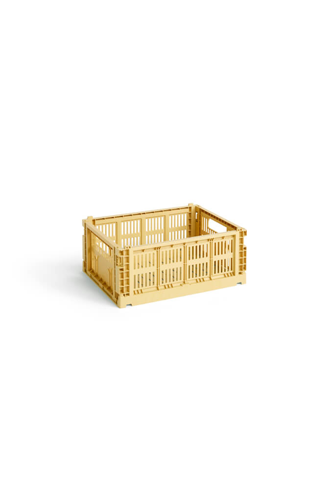 Colour crate M golden yellow