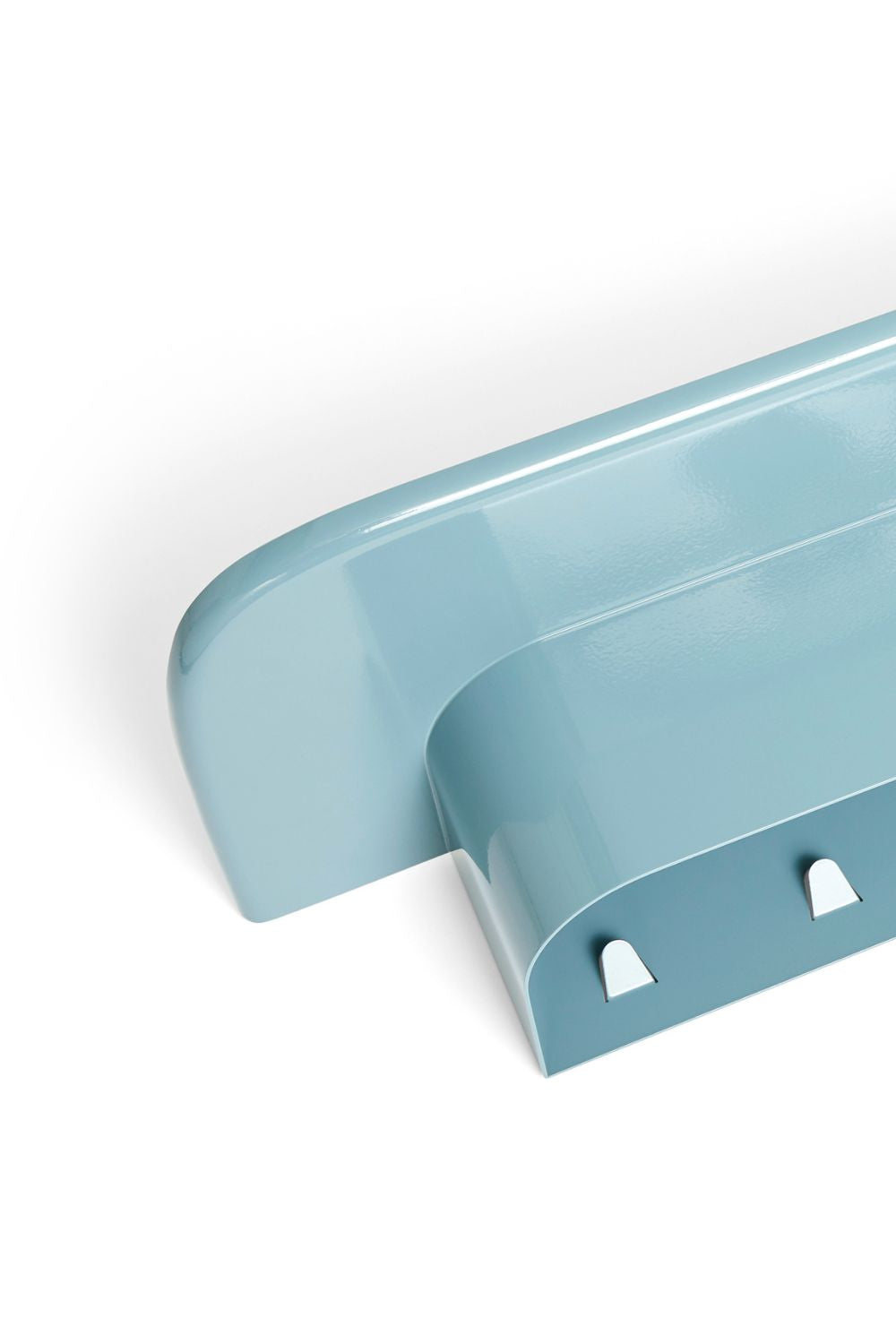Korpus Shelf Medium 4 Hooks Sea Powder Coated Aluminium | Hay | Home of Solinfo