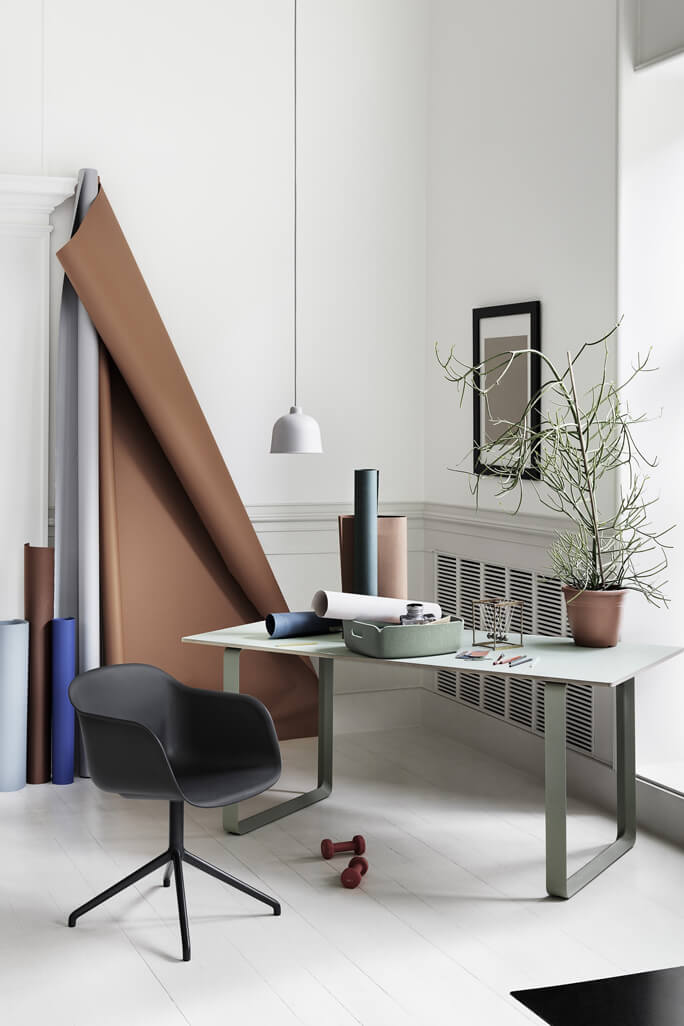 Restore szürkésfekete tálca