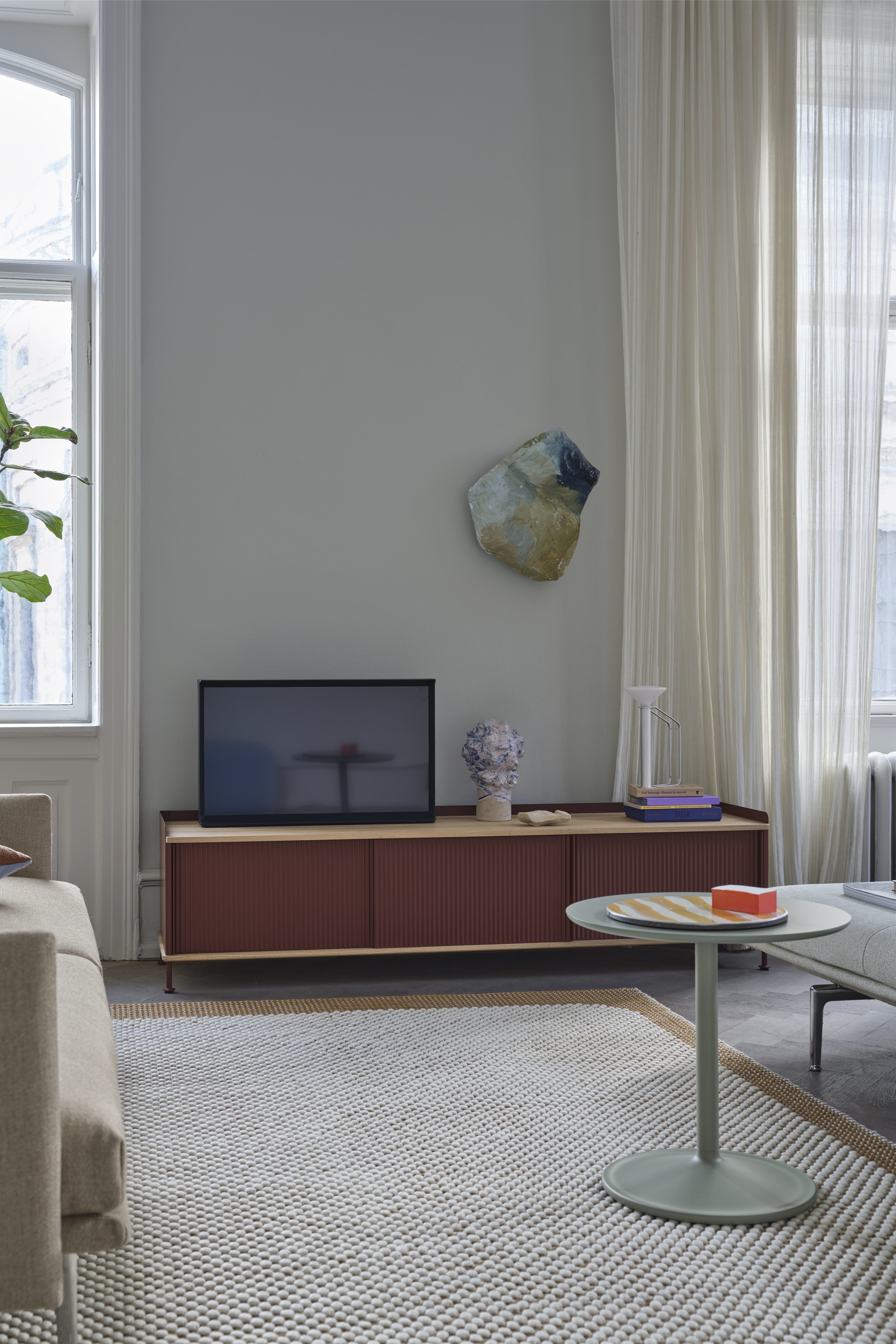 Soft szürke magas lerakóasztal