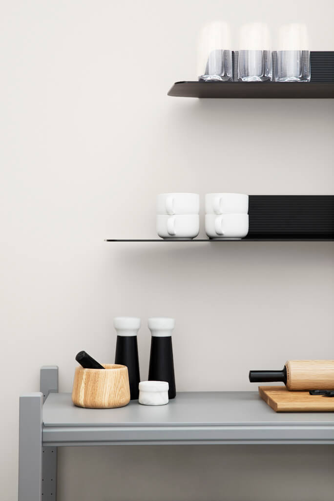 Craft fehér márvány sótartó