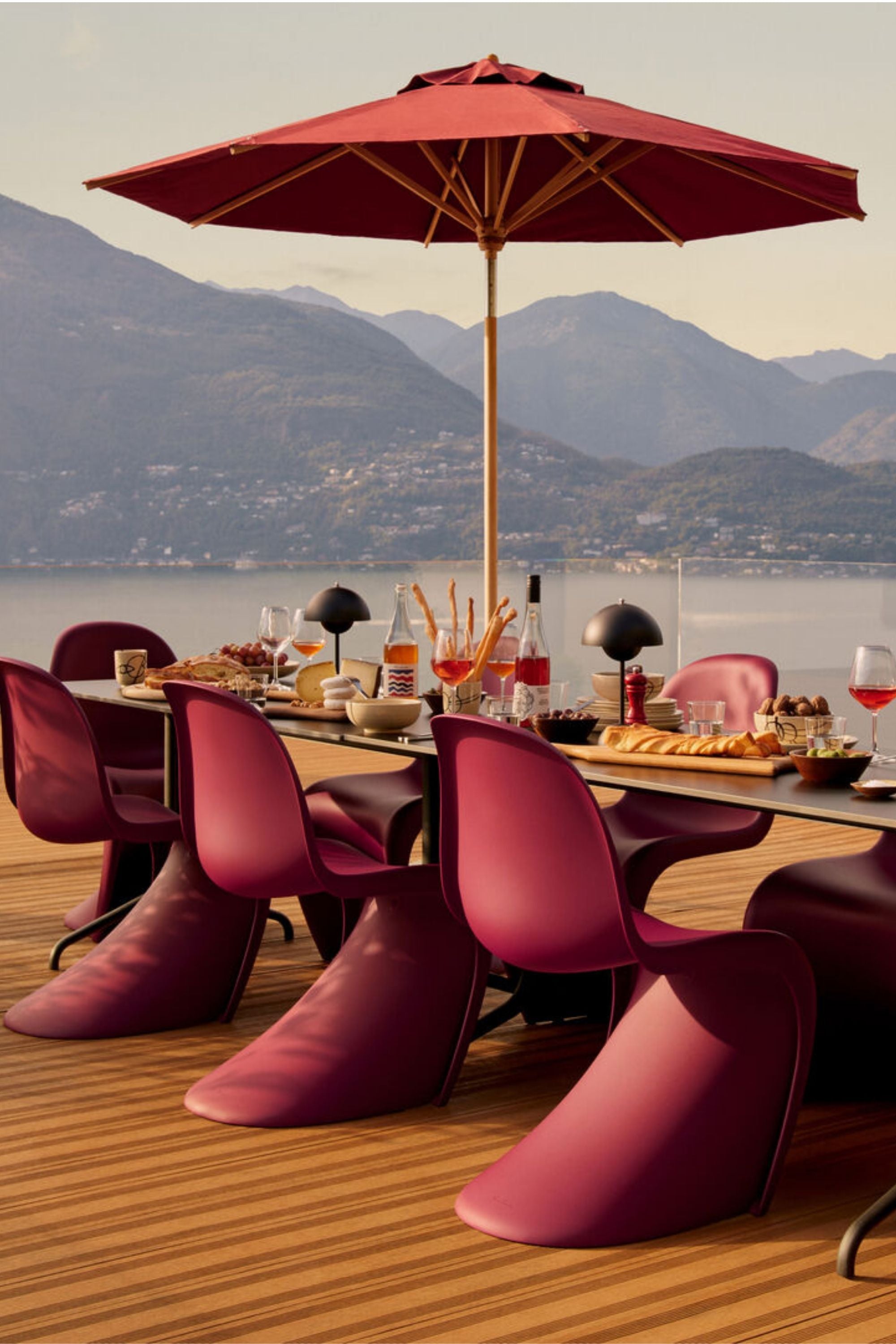 Panton Chair bordeaux