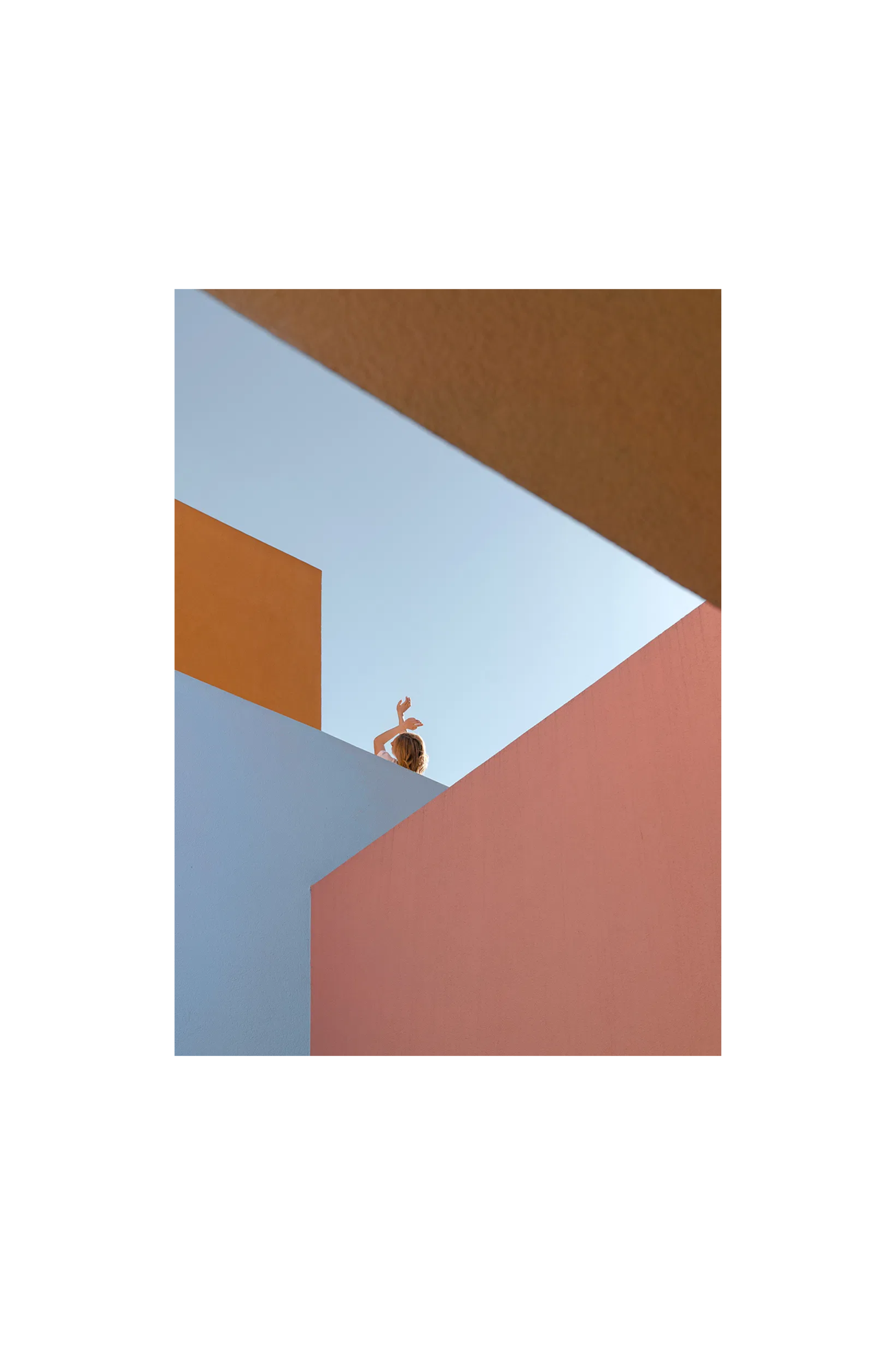 Angular Afternoon Poster 50x70