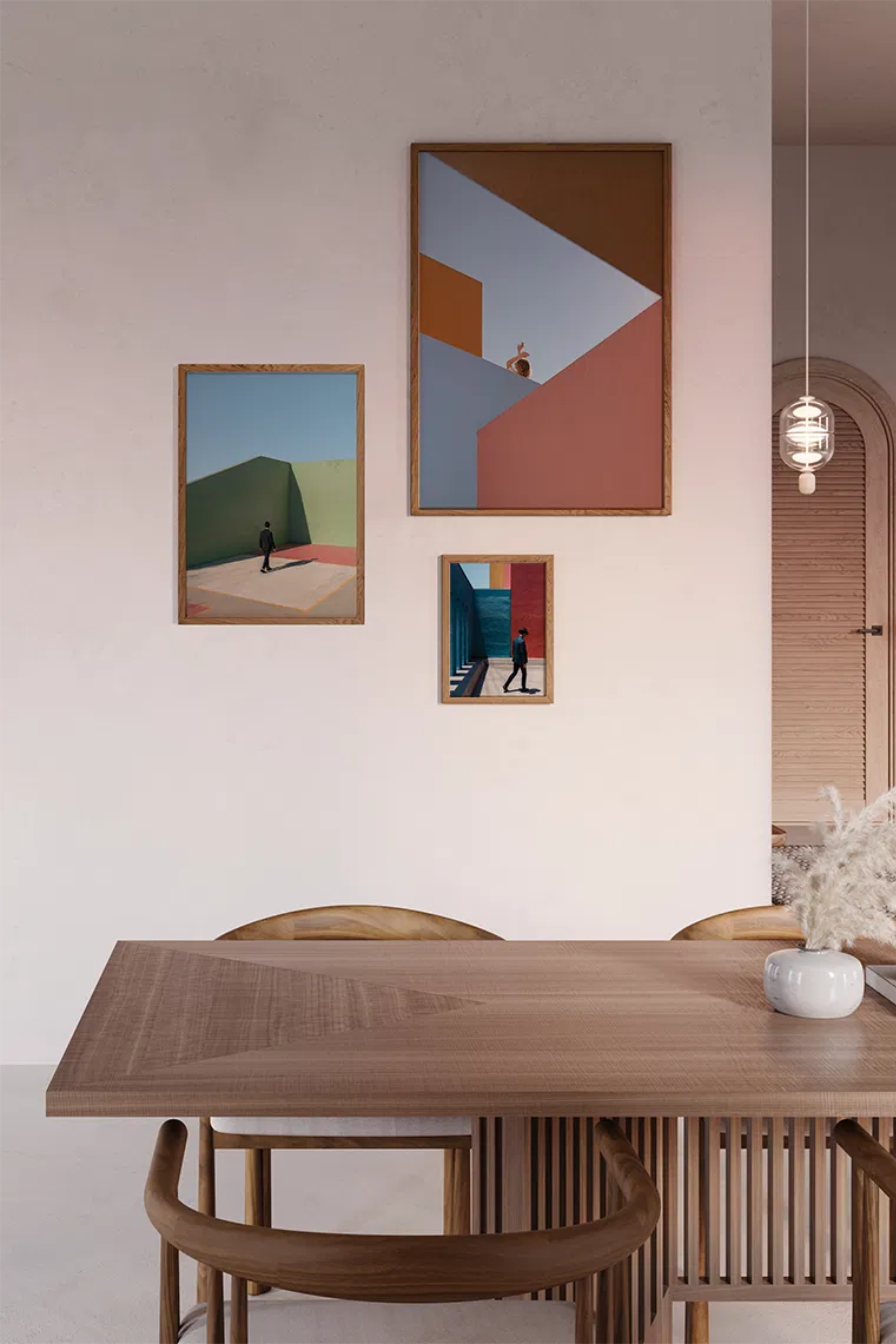 Angular Afternoon Poster 50x70