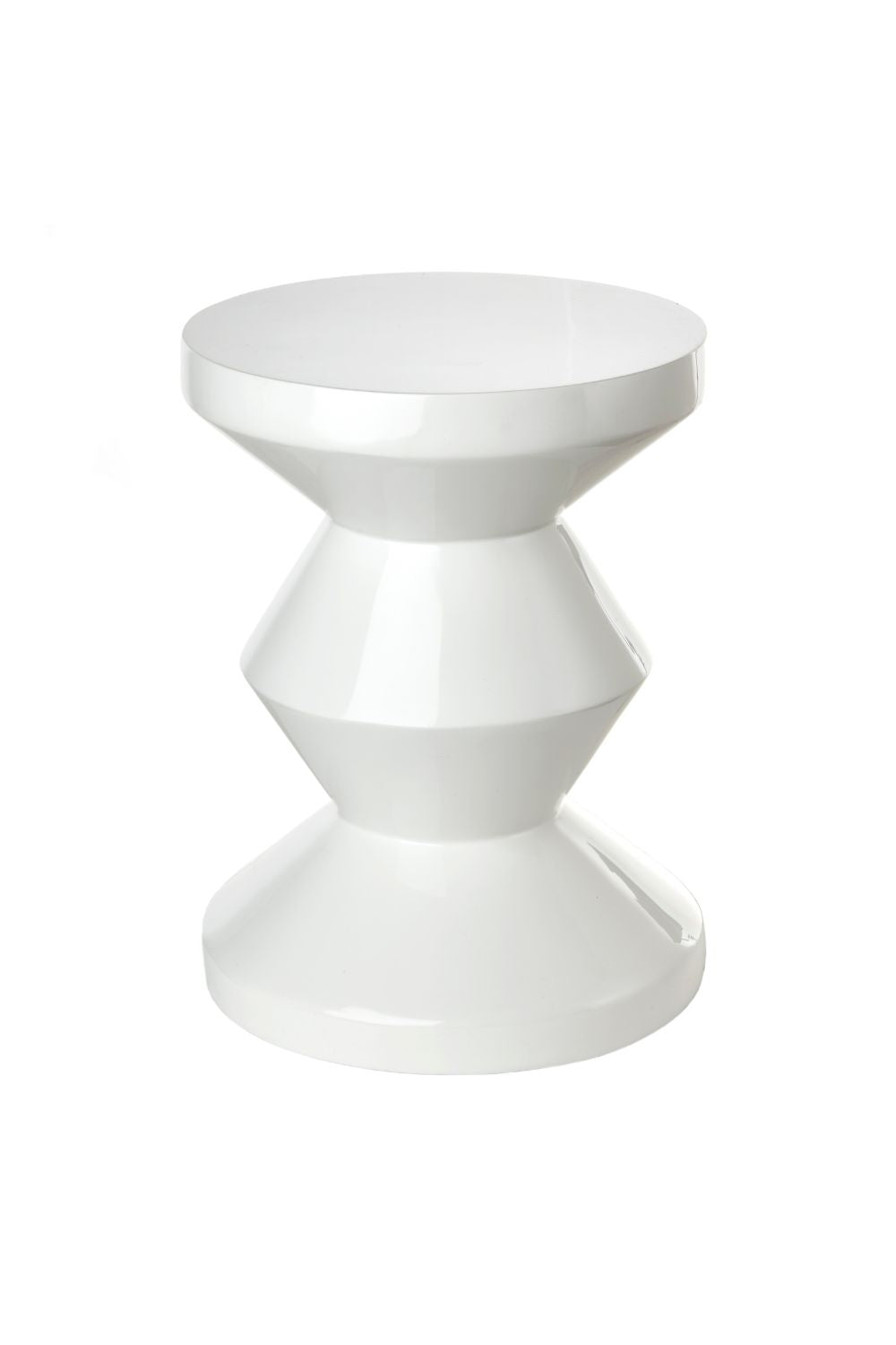 Zig Zag Stool White | Polspotten | Home of Solinfo