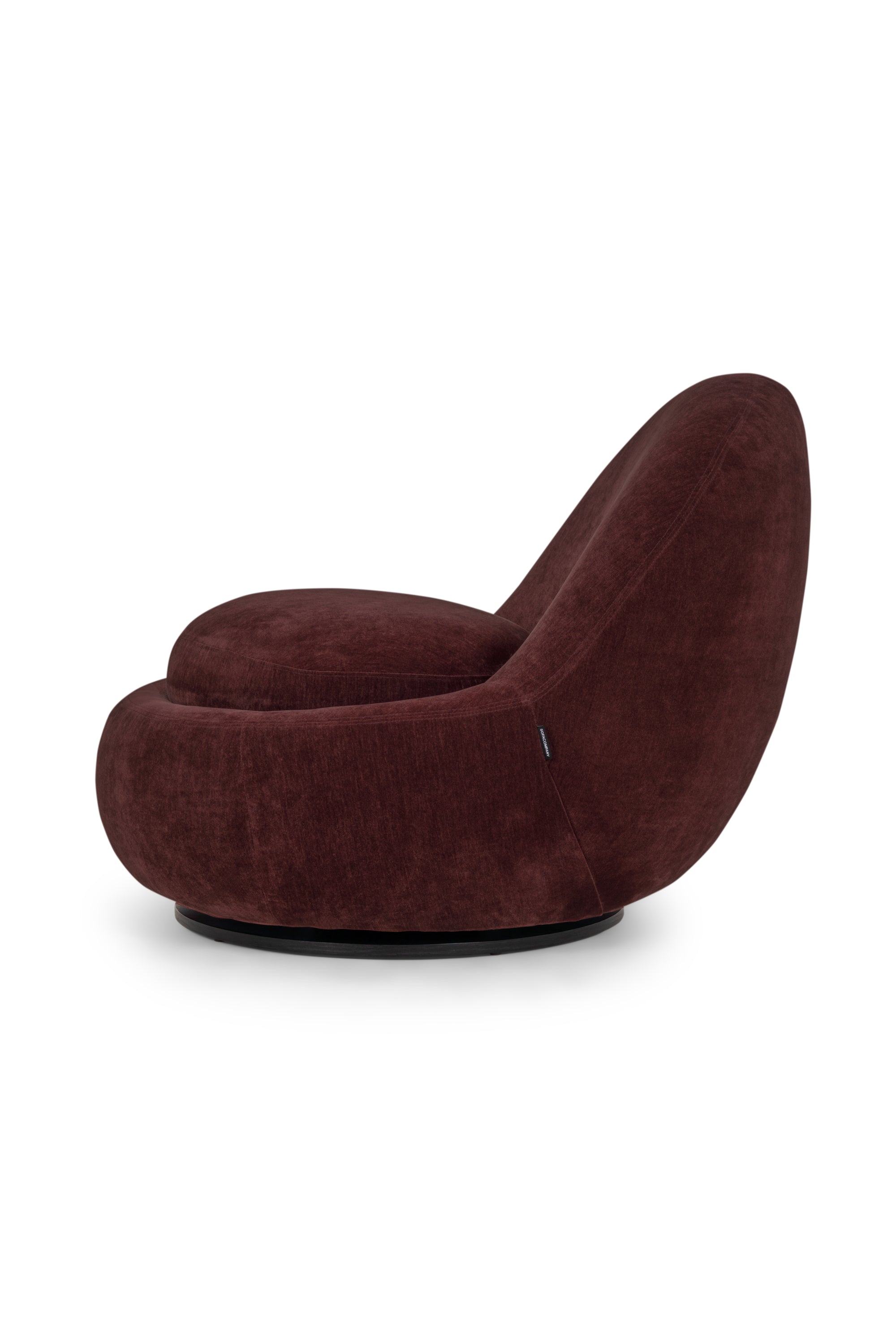 Babette Moss Burgundy forgó fotel