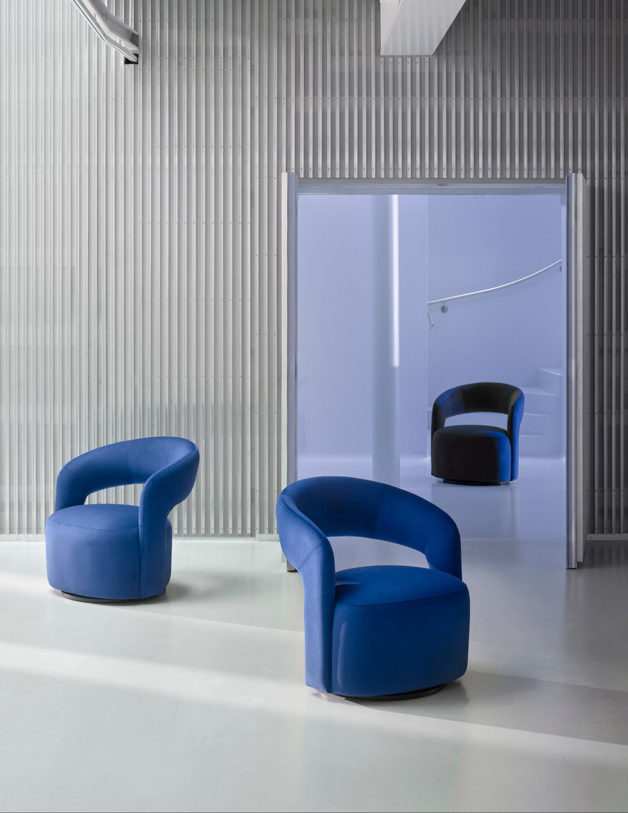 Judi Velour Lux forgó fotel