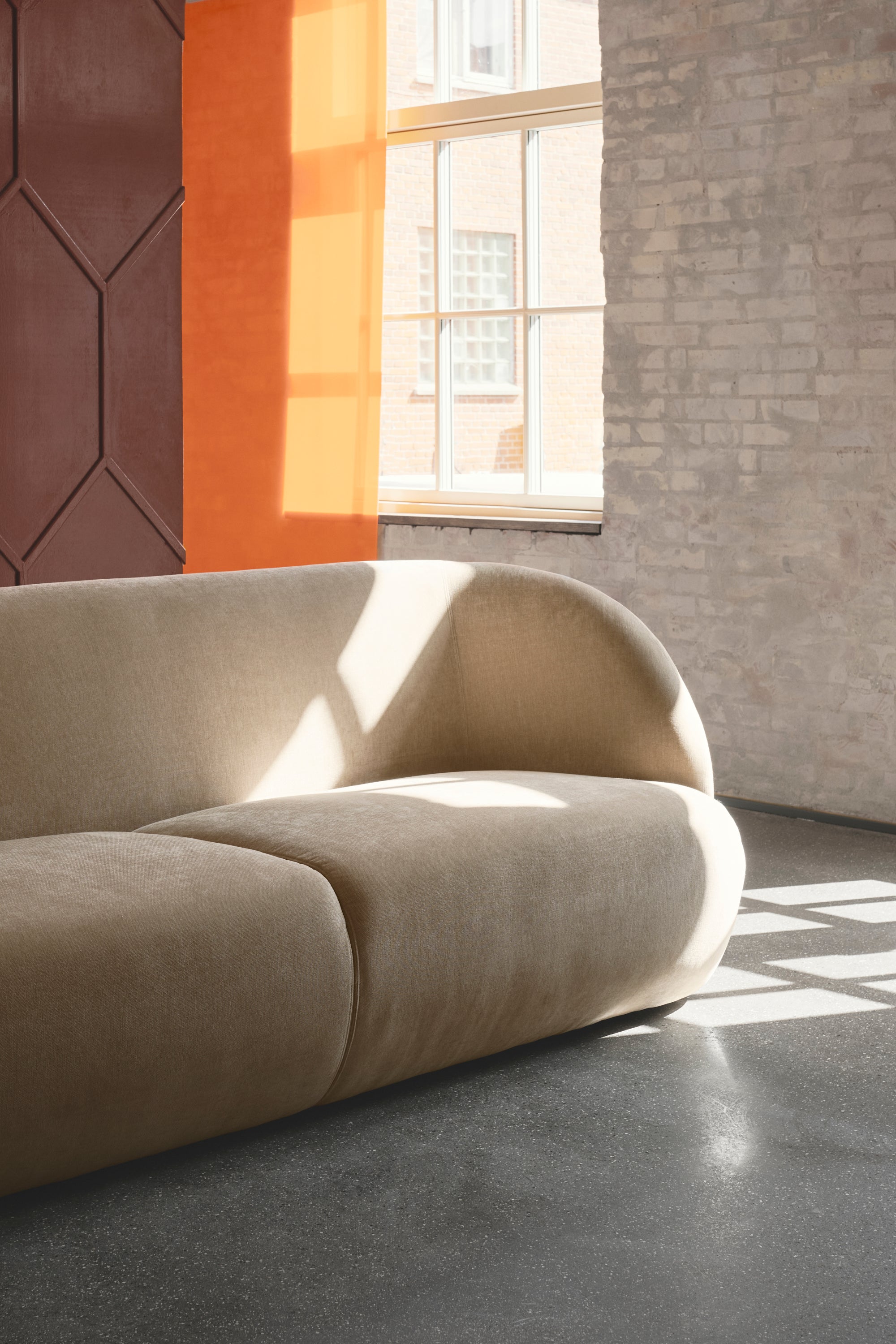 Paula 2 Danny Cream Sofa