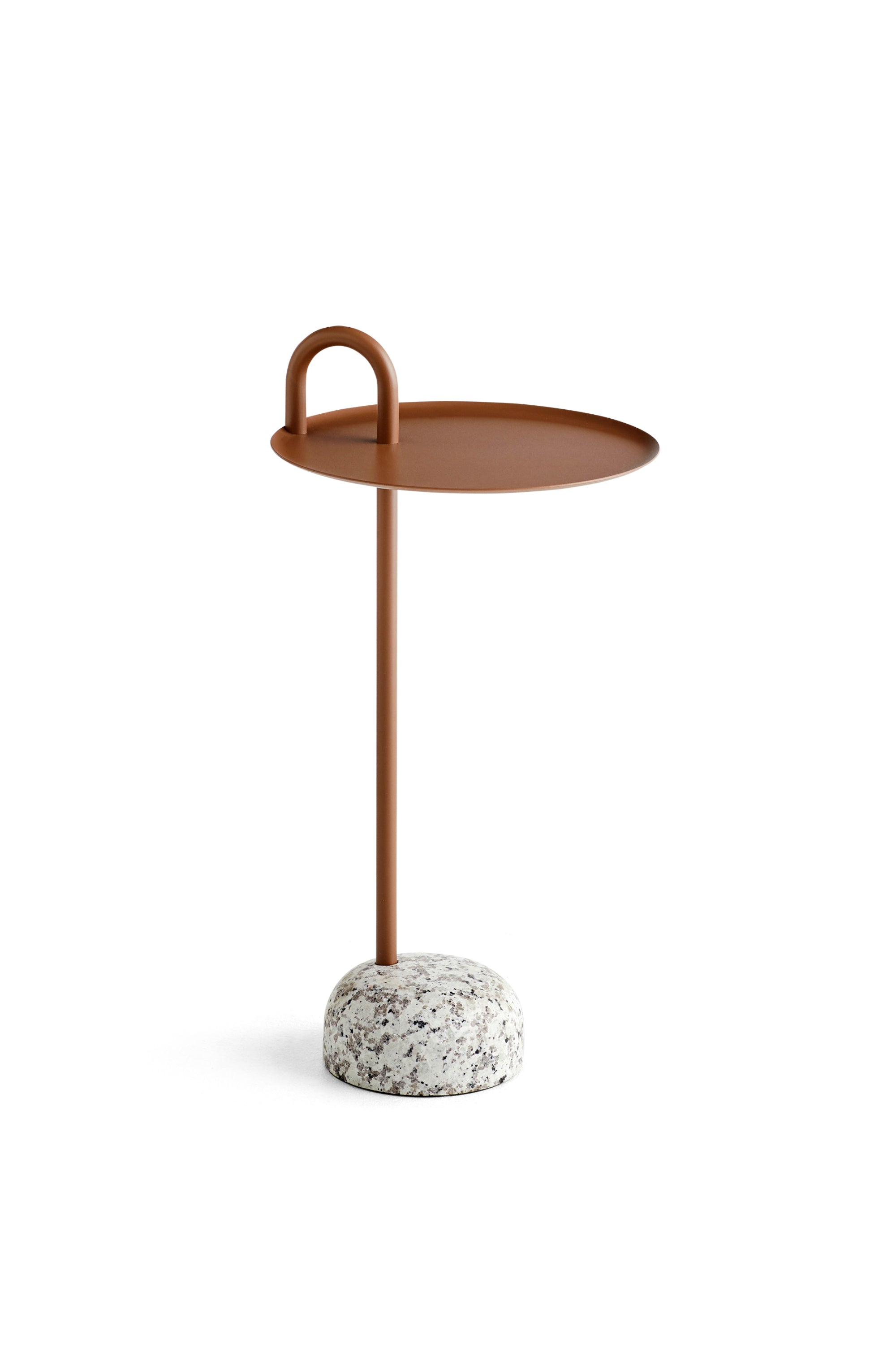 Bowler table, pale brown