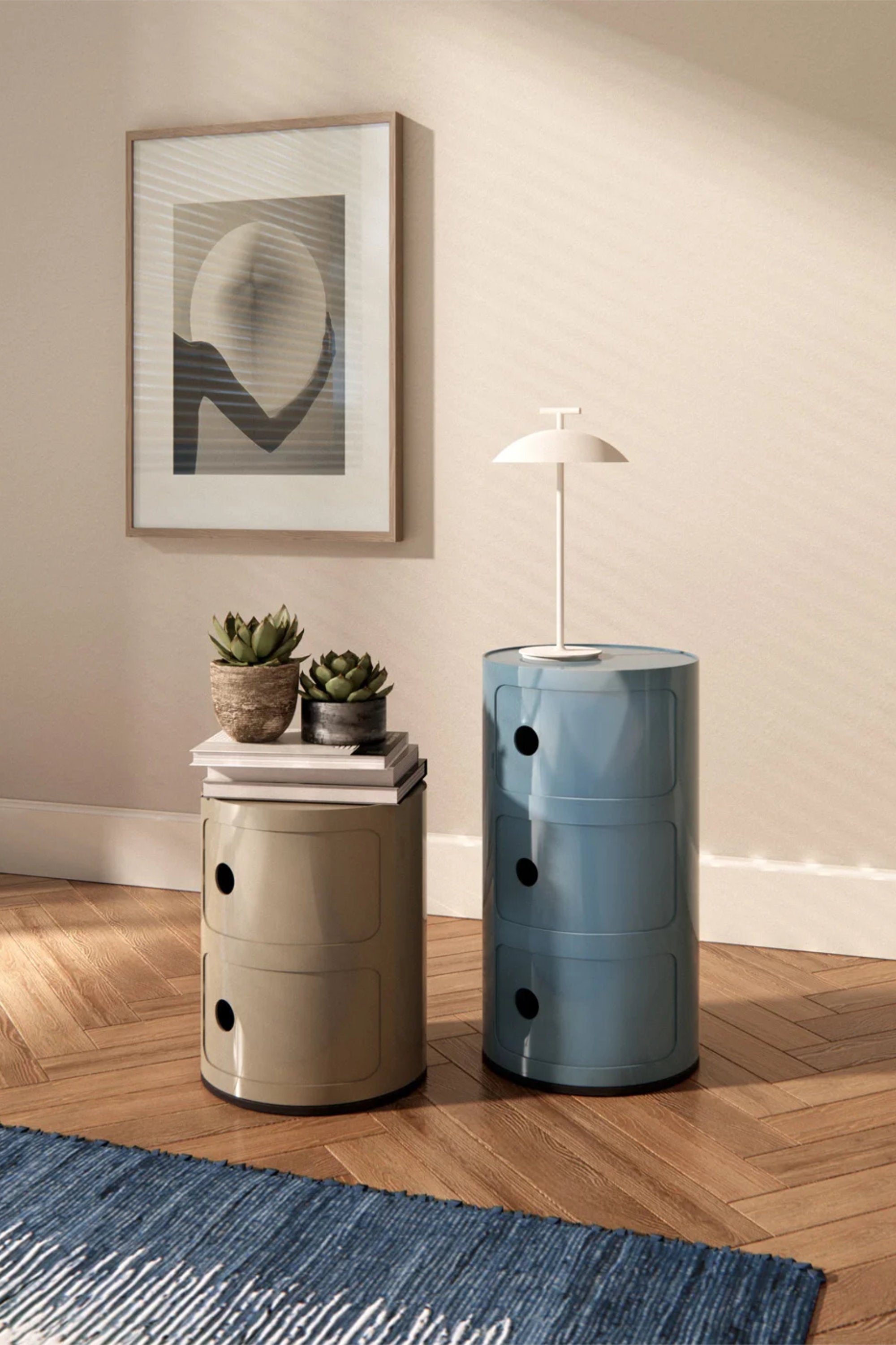 Componibili égkék 2 elemes tároló