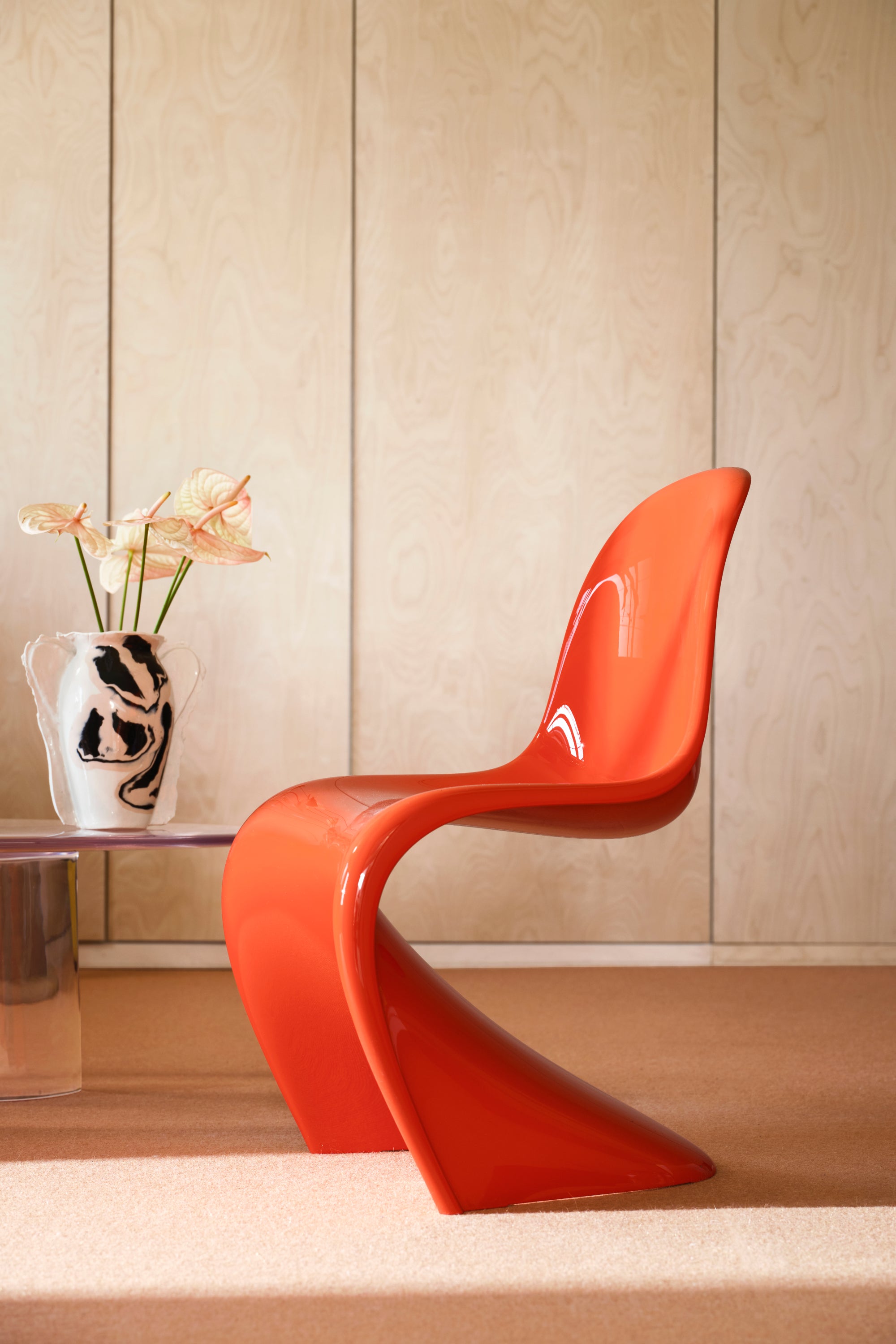 Panton Chair Classic piros