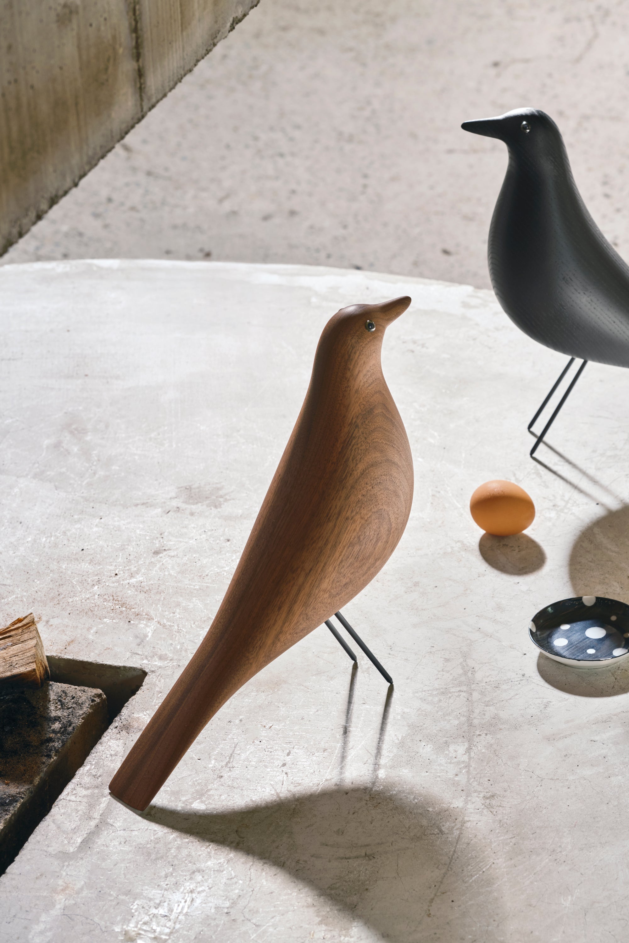 Eames House Bird walnut, new edition