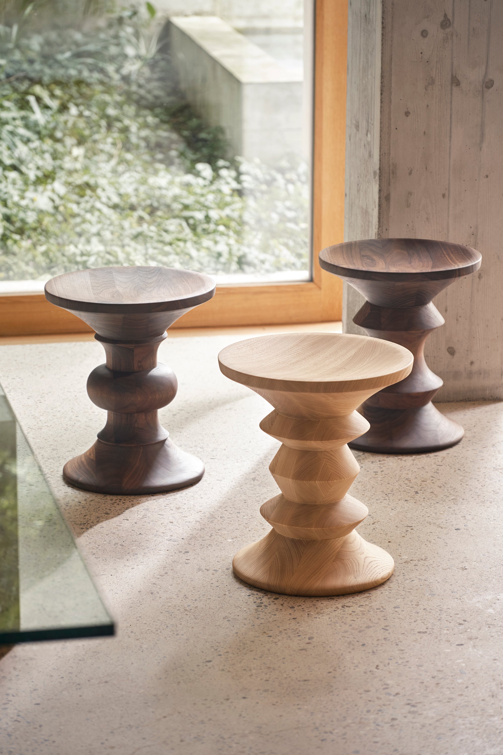 Stool Model A, chesnut
