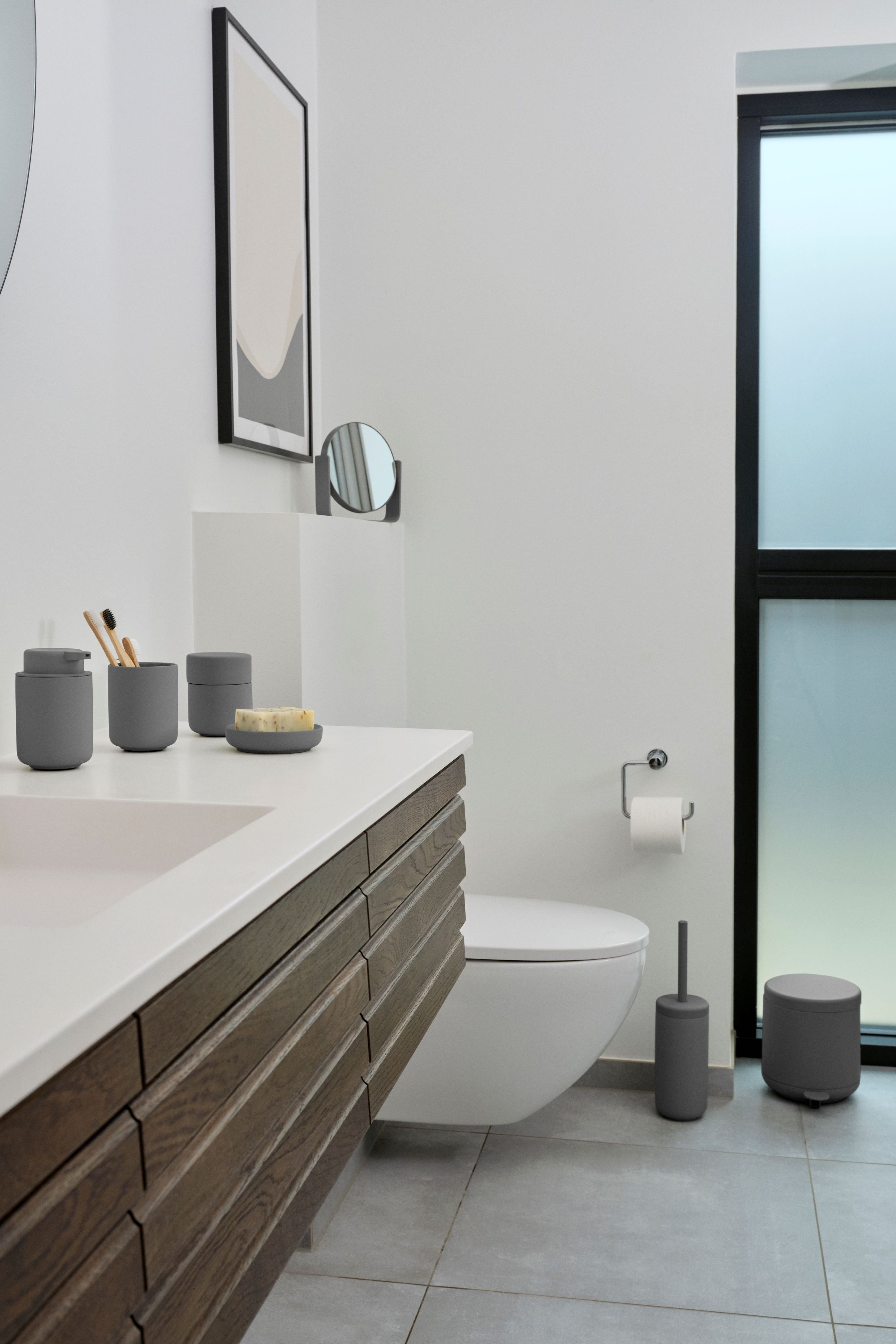 Toilet Brush Ume Grey | Zone Denmark | Home of Solinfo