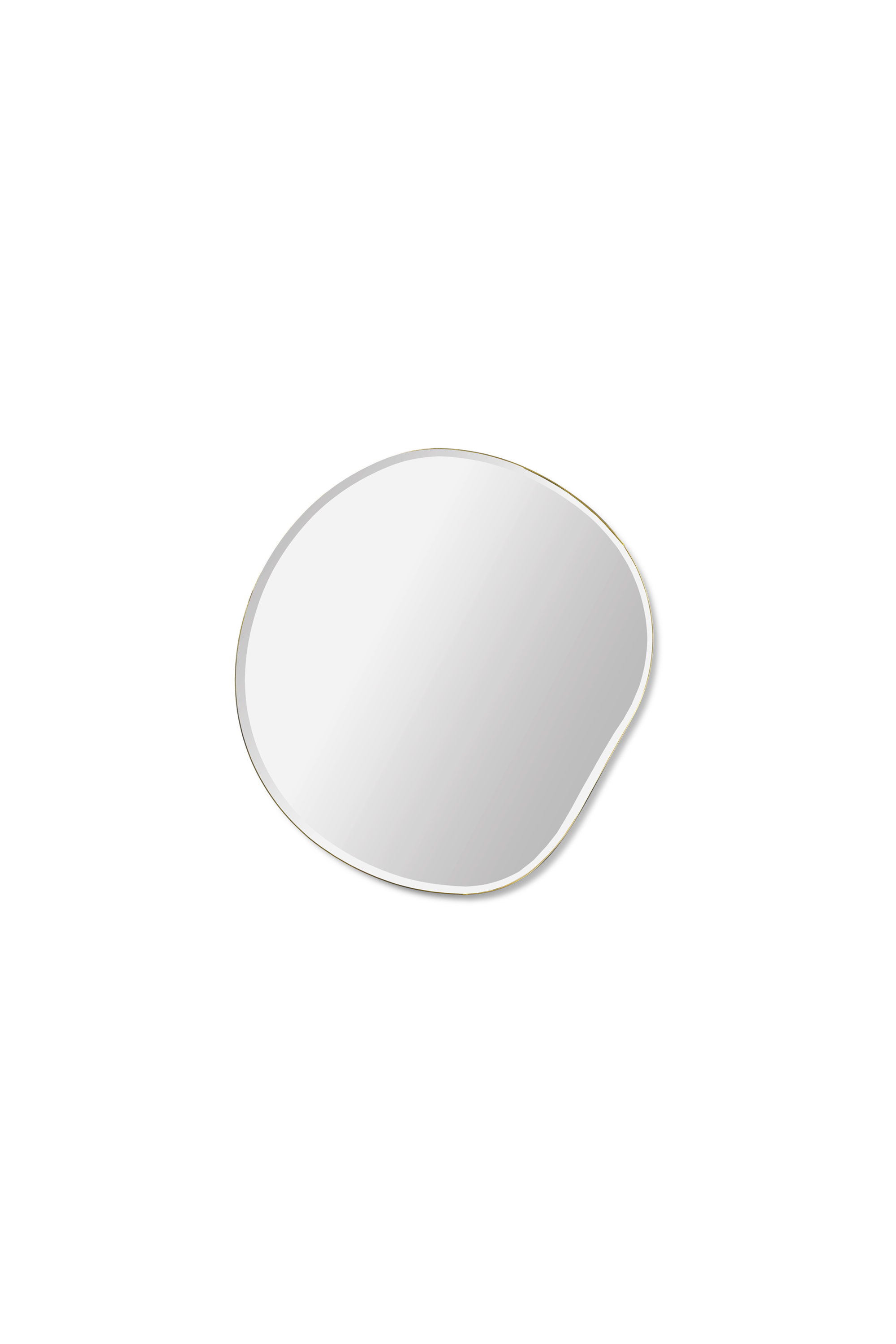 Pond Mirror Small Brass