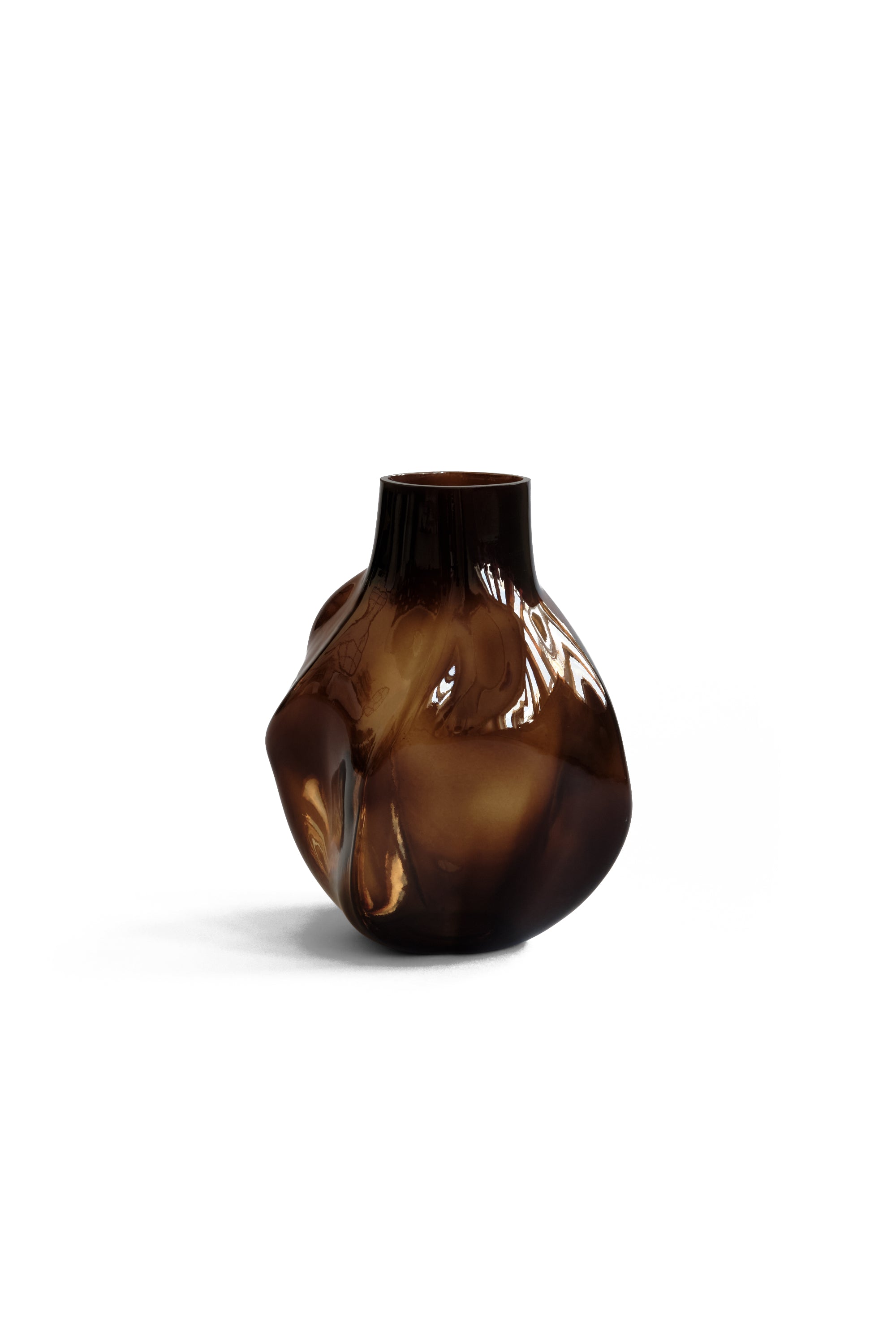 Bakku Vase medio smoked forest