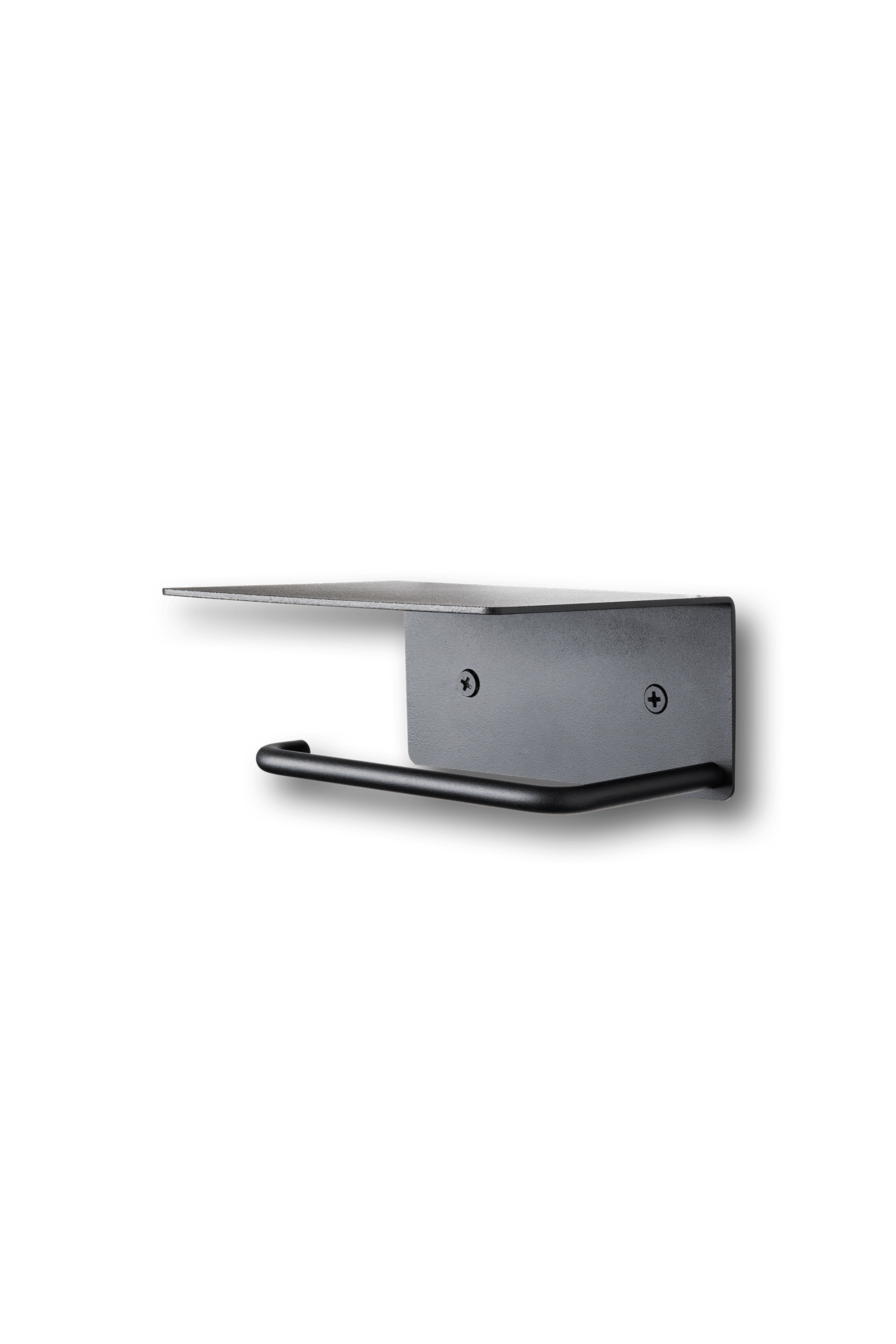 Dora Toilet Paper Holder - Shelf Black