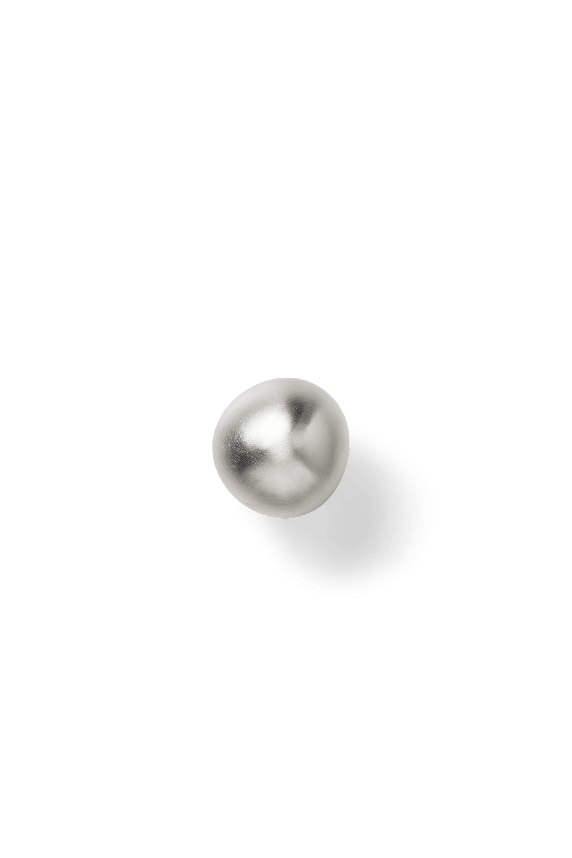 Mushroom Hook Brushed Stainless Steel